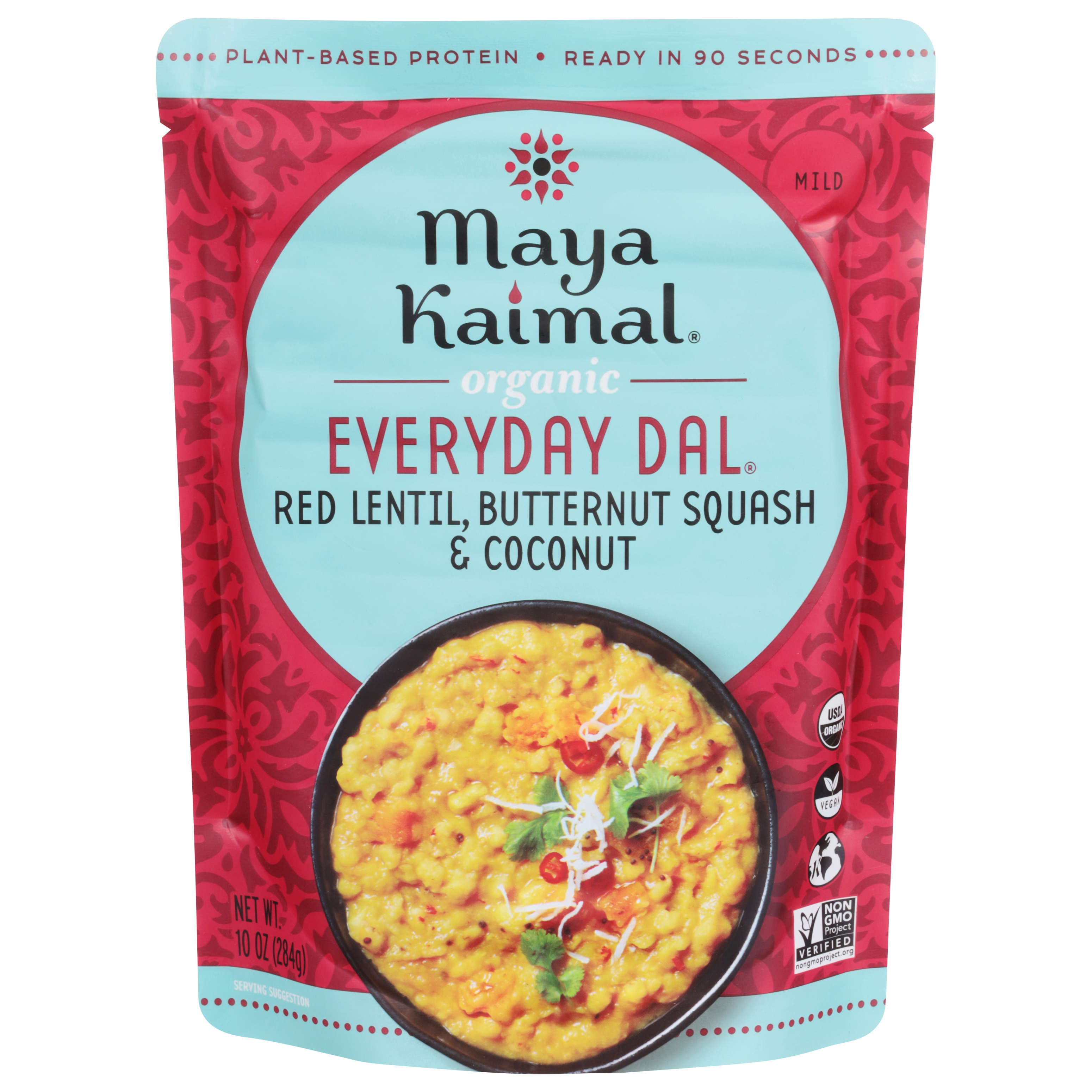 Maya Kaimal Mild Organic Red Lentil, Butternut Squash & Coconut Everyday Dal