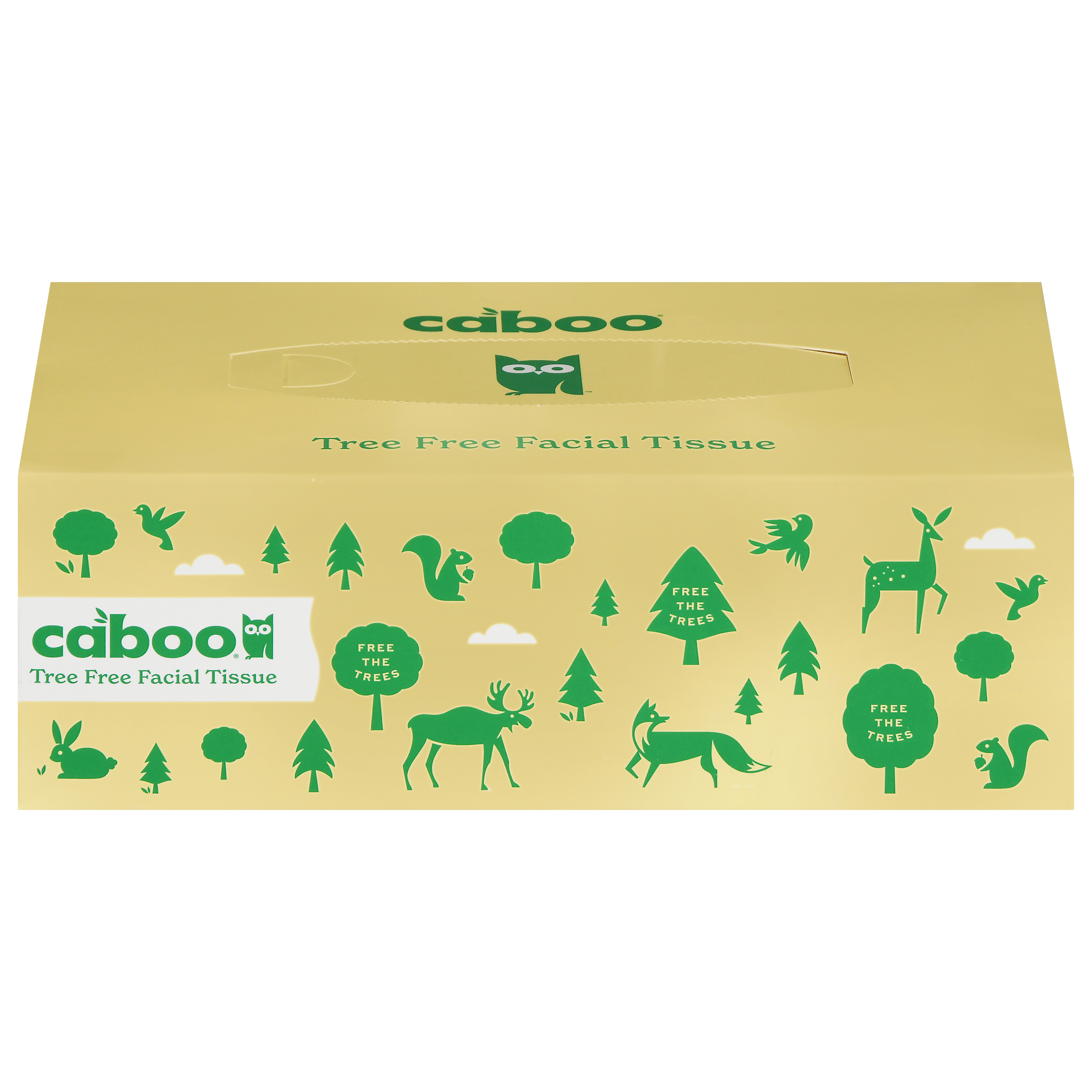 Caboo 3 Ply Tree Free Facial Tissue