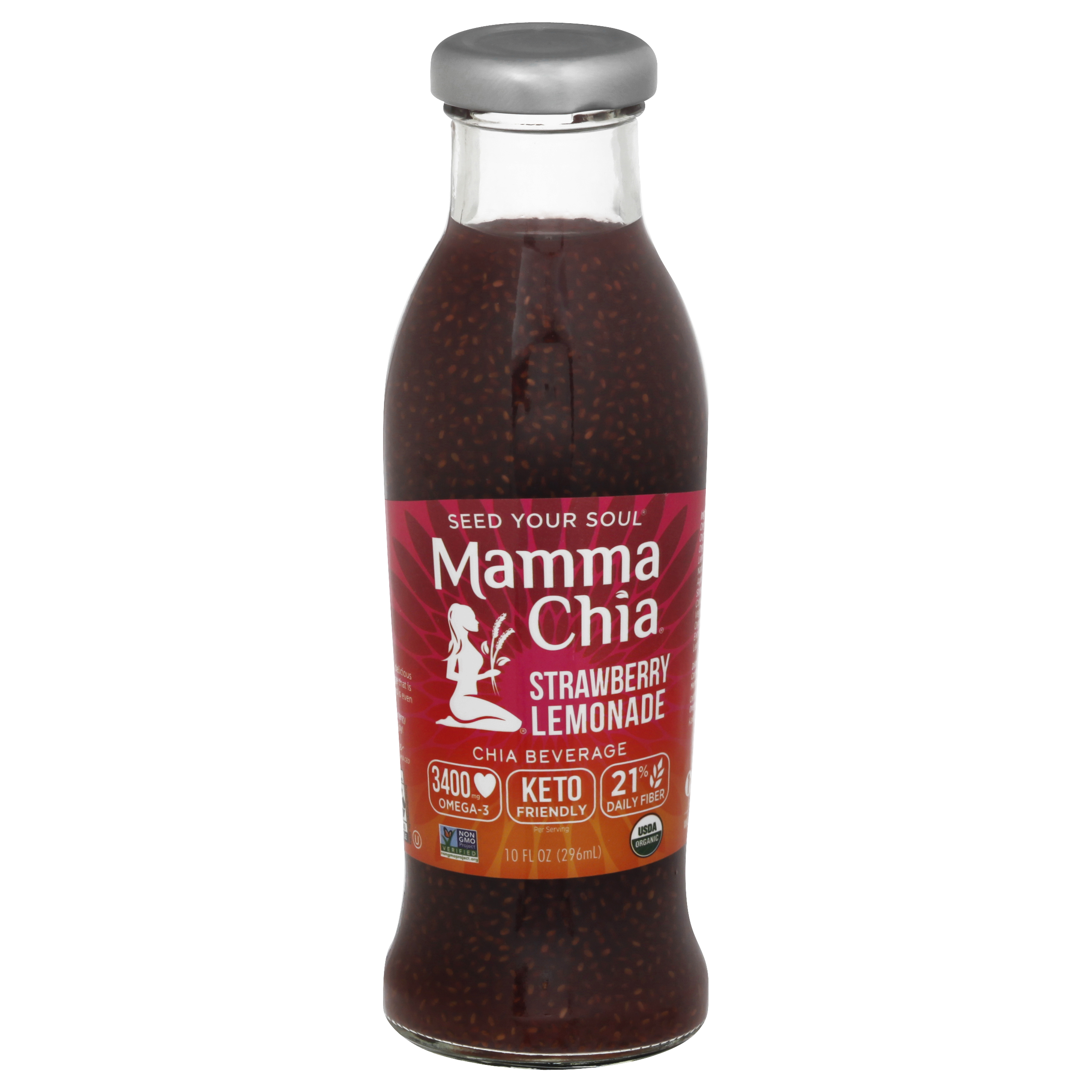 Mamma Chia Strawberry Lemonade Chia Beverage