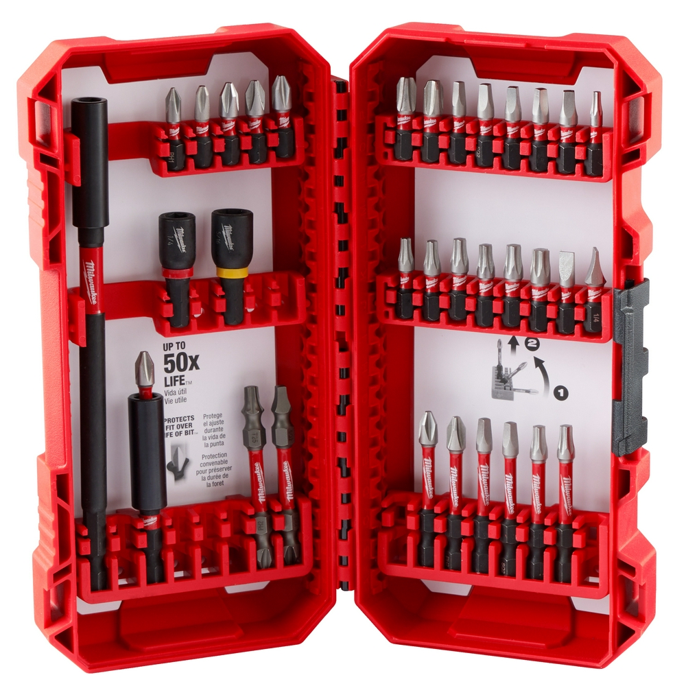 MIL 48-32-5101 SHOCKWAVE DRIVER BIT SET 34 PC