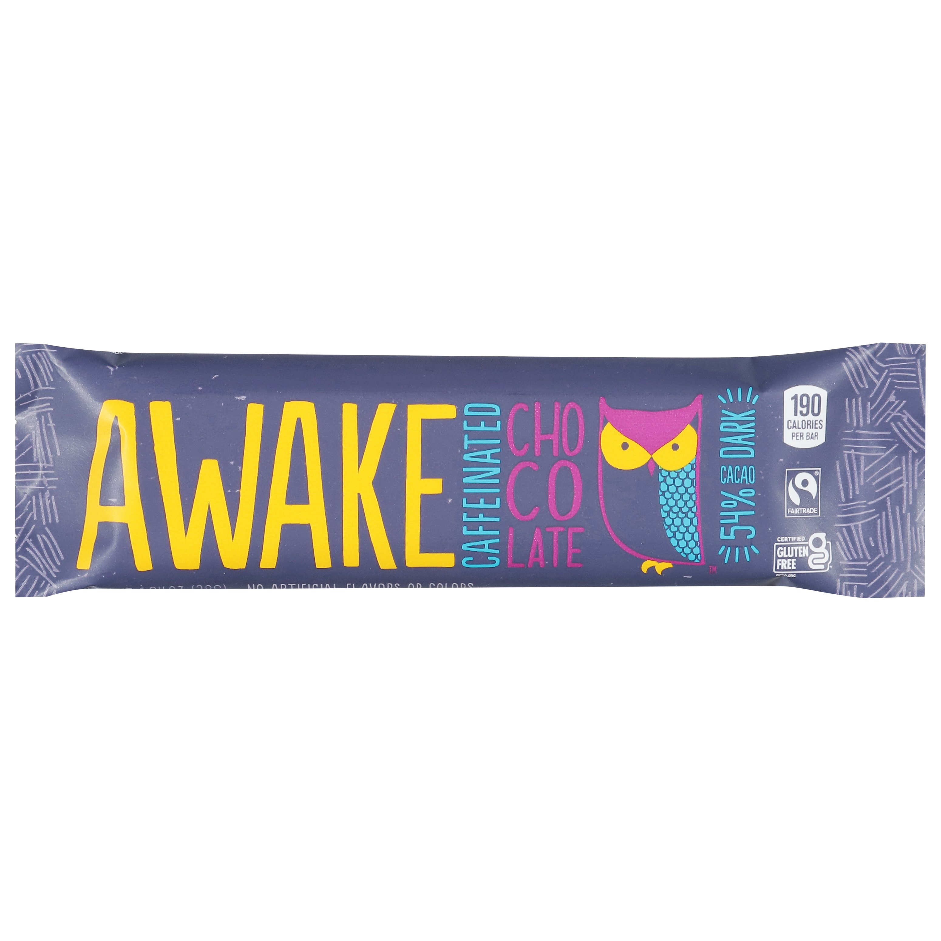 Awake Caffeinated 54% Cacao Dark Bar