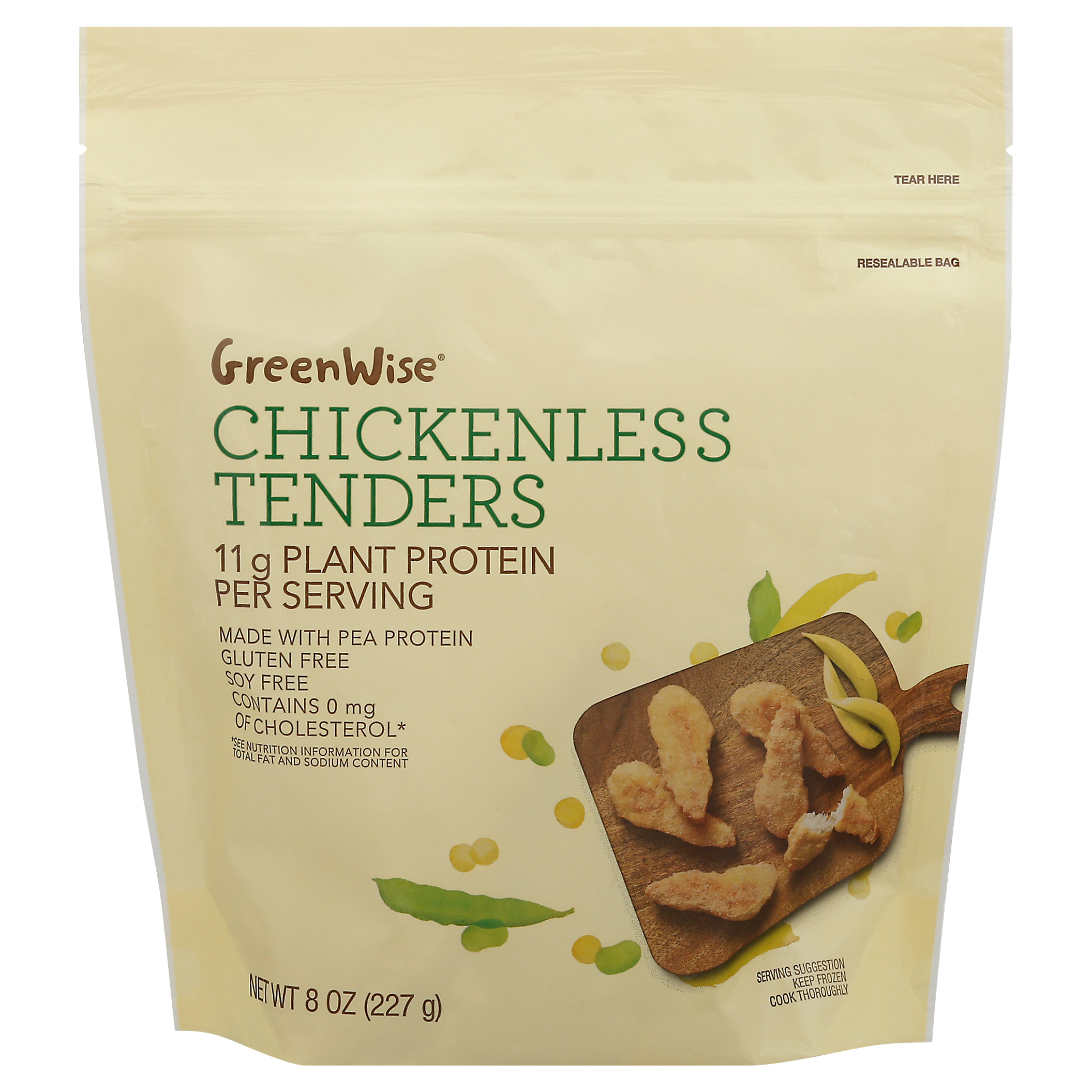 Greenwise Chickenless Tenders 8 oz Bag
