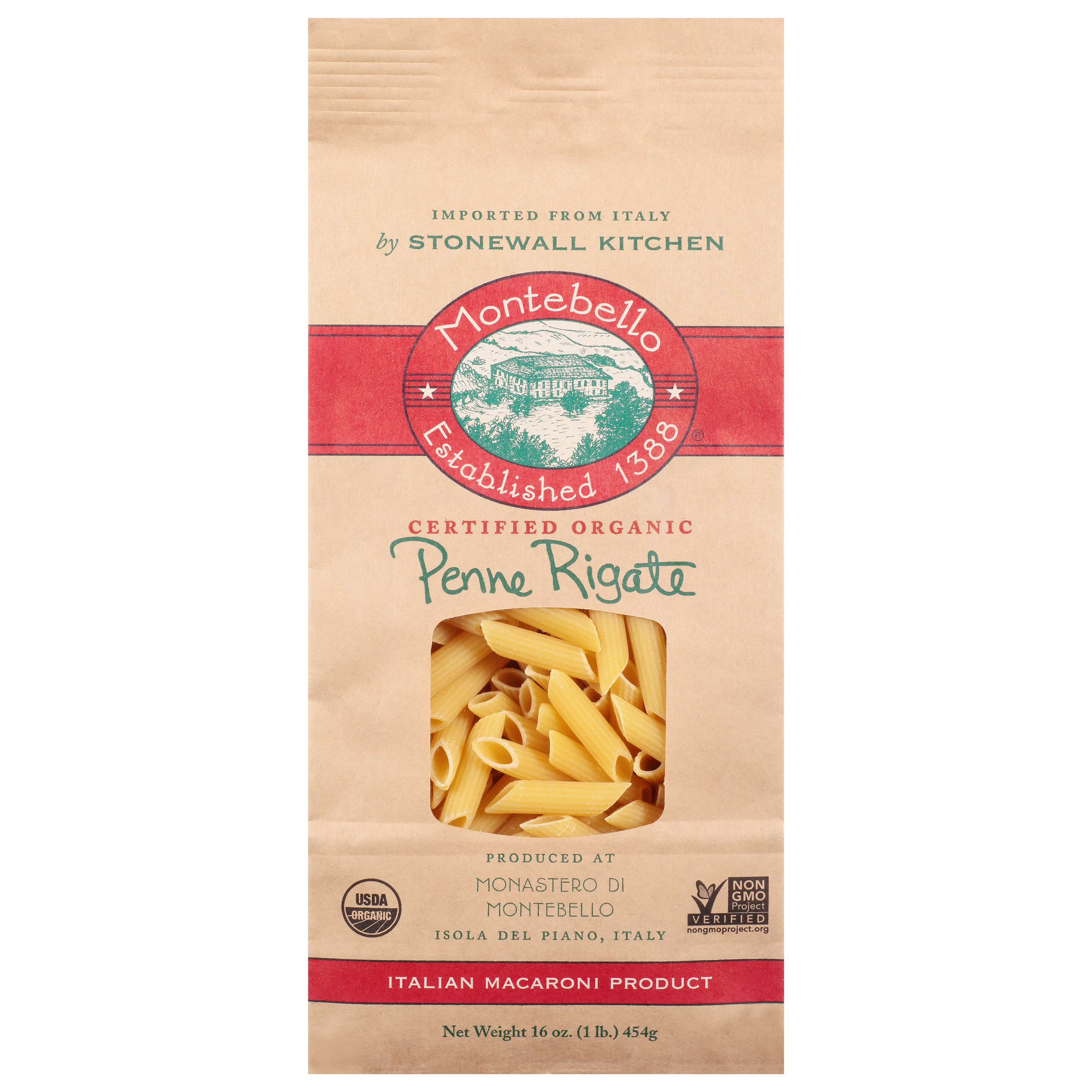 Montebello Organic Penne Rigate
