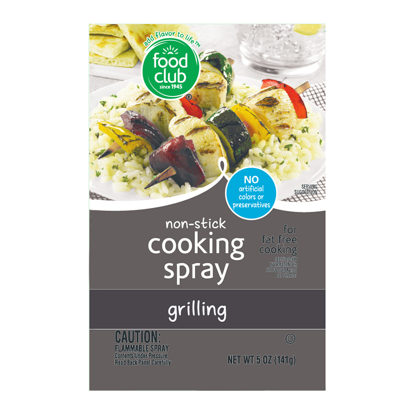 Food Club Cooking Spray, Grilling, Non-Stick