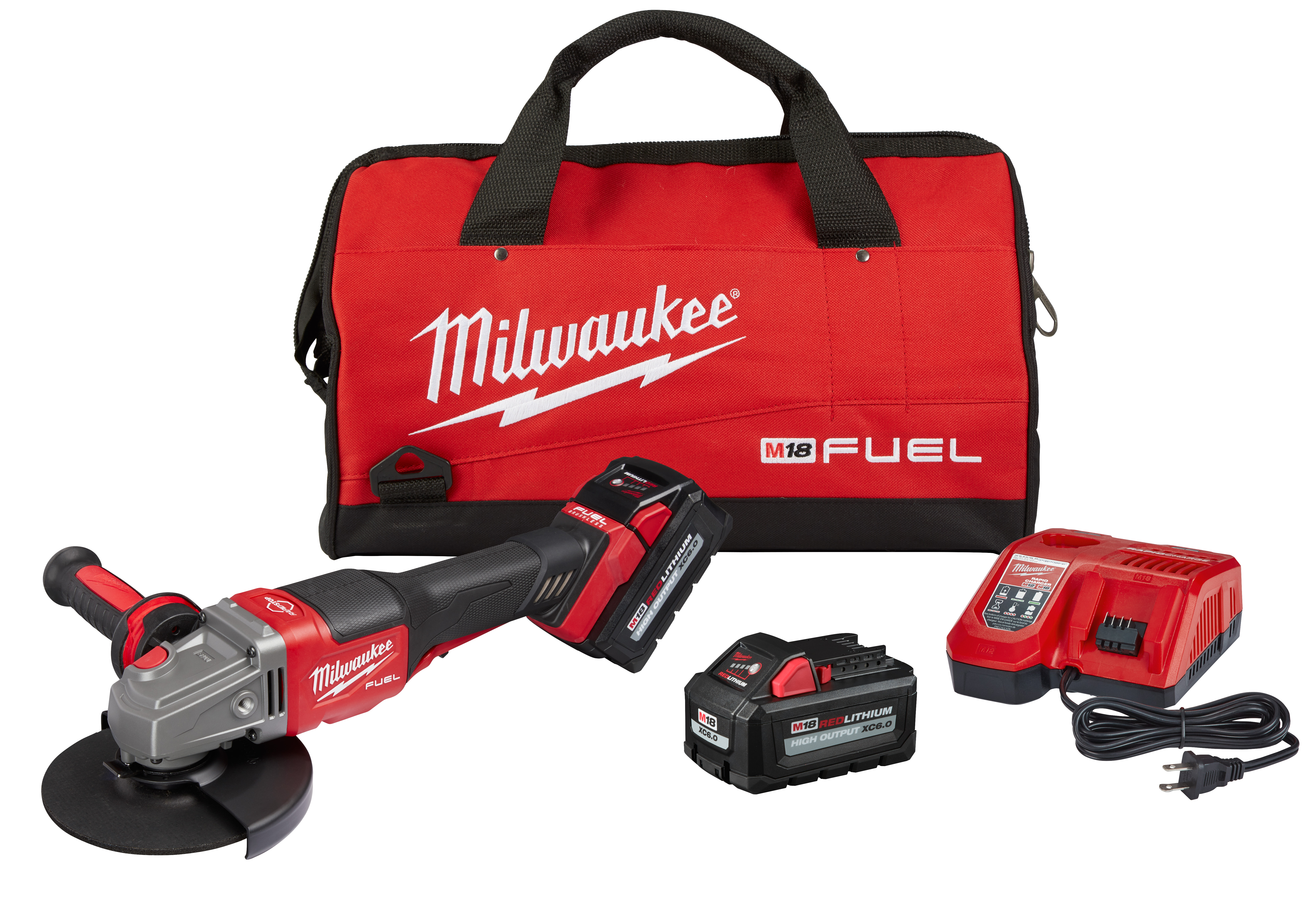 Milwaukee M18 Fuel 18-Volt Lithium-Ion Brushless Cordless 7 in./9 in. Angle Grinder with 6.0 Ah Battery