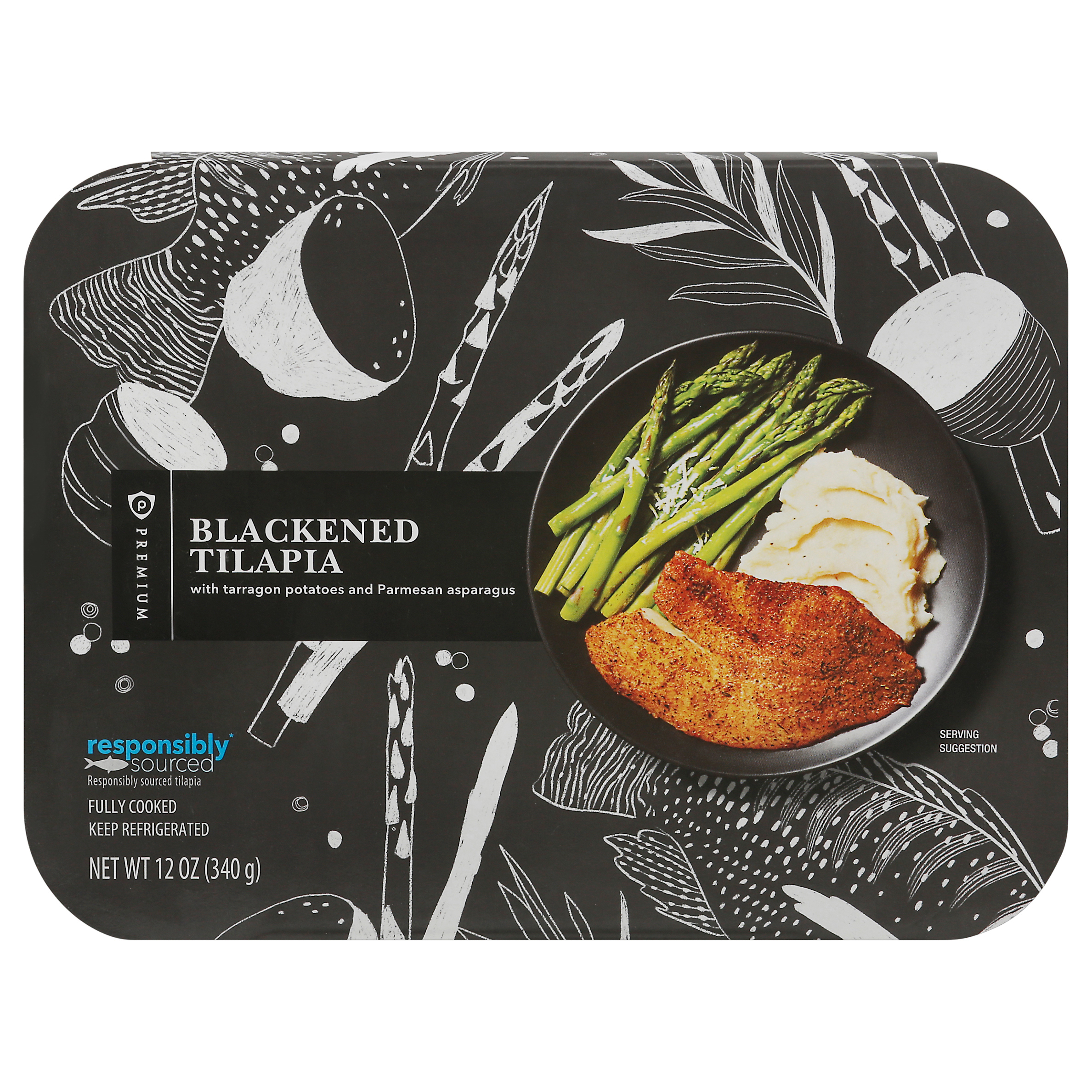 Publix Premium Blackened Tilapia 12 oz