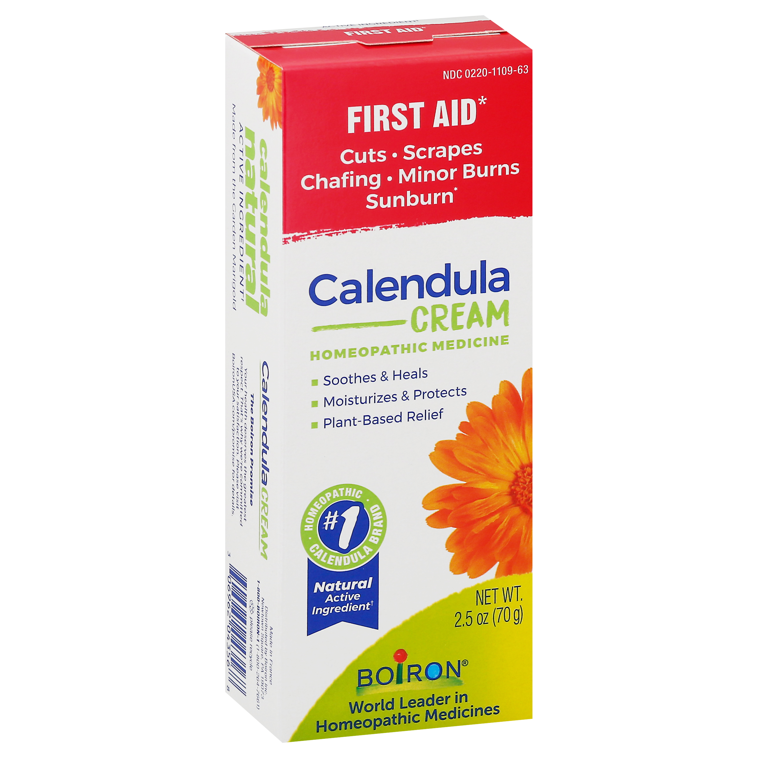 Boiron Calendula Cream 2.5 oz Box