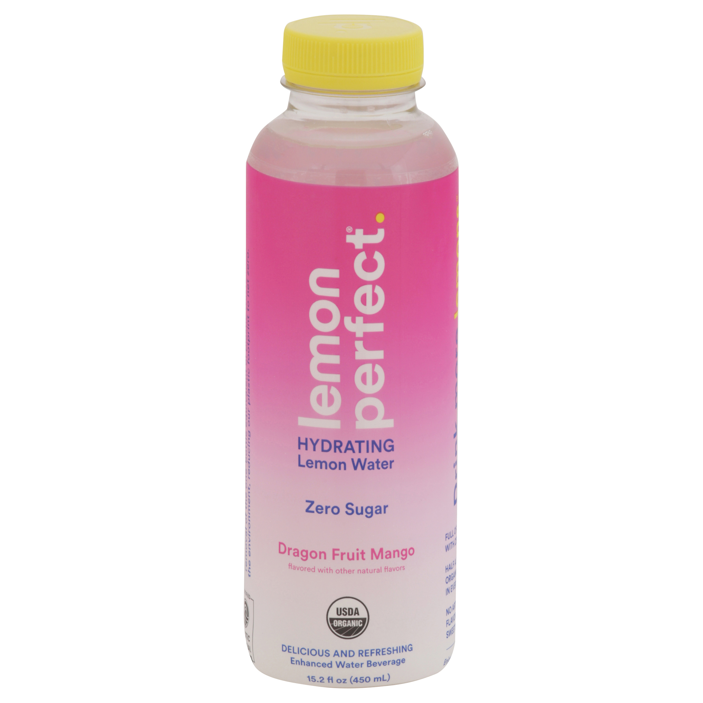 Lemon Perfect Zero Sugar Hydrating Dragon Fruit Mango Lemon Water