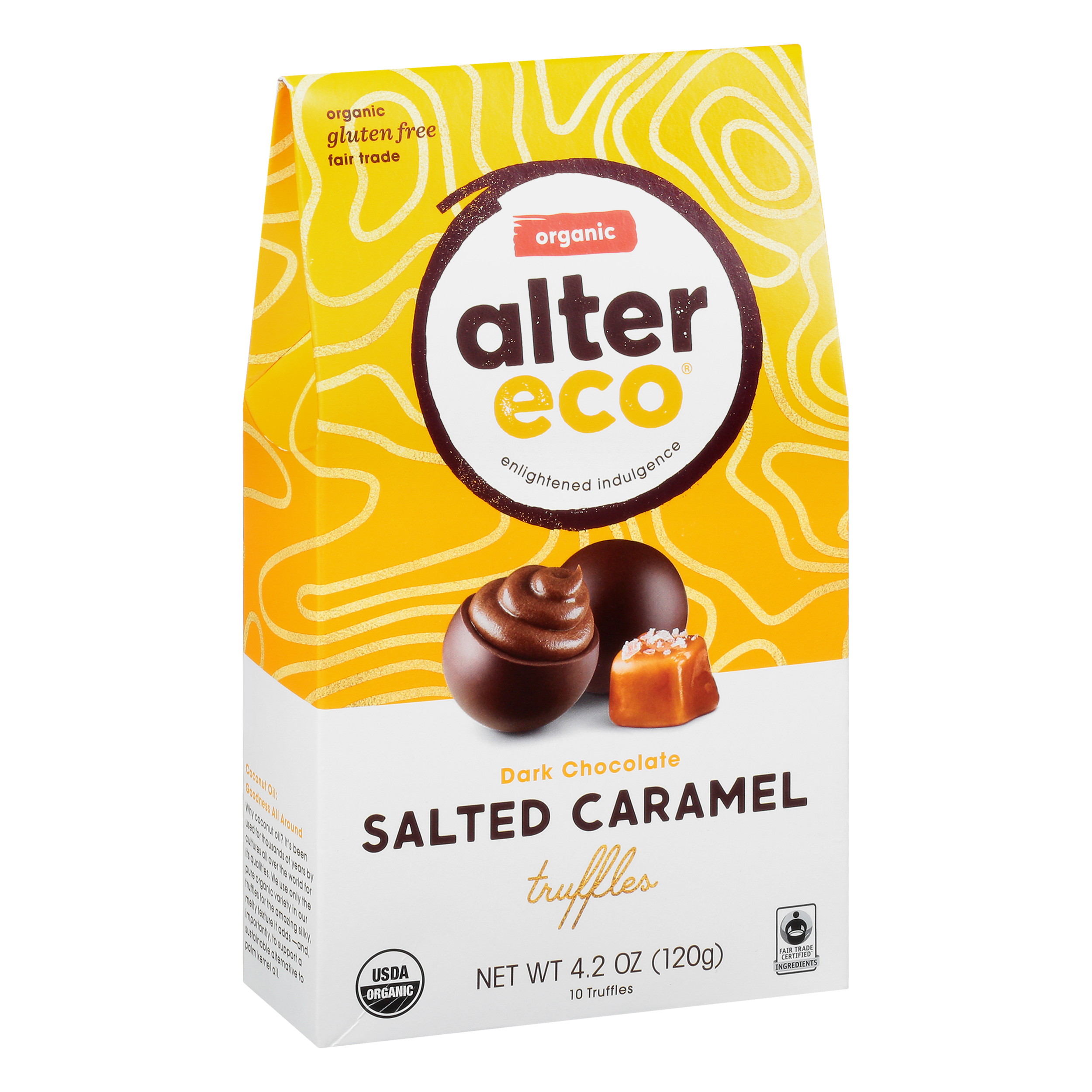 Alter Eco Organic Dark Chocolate Salted Caramel Truffles
