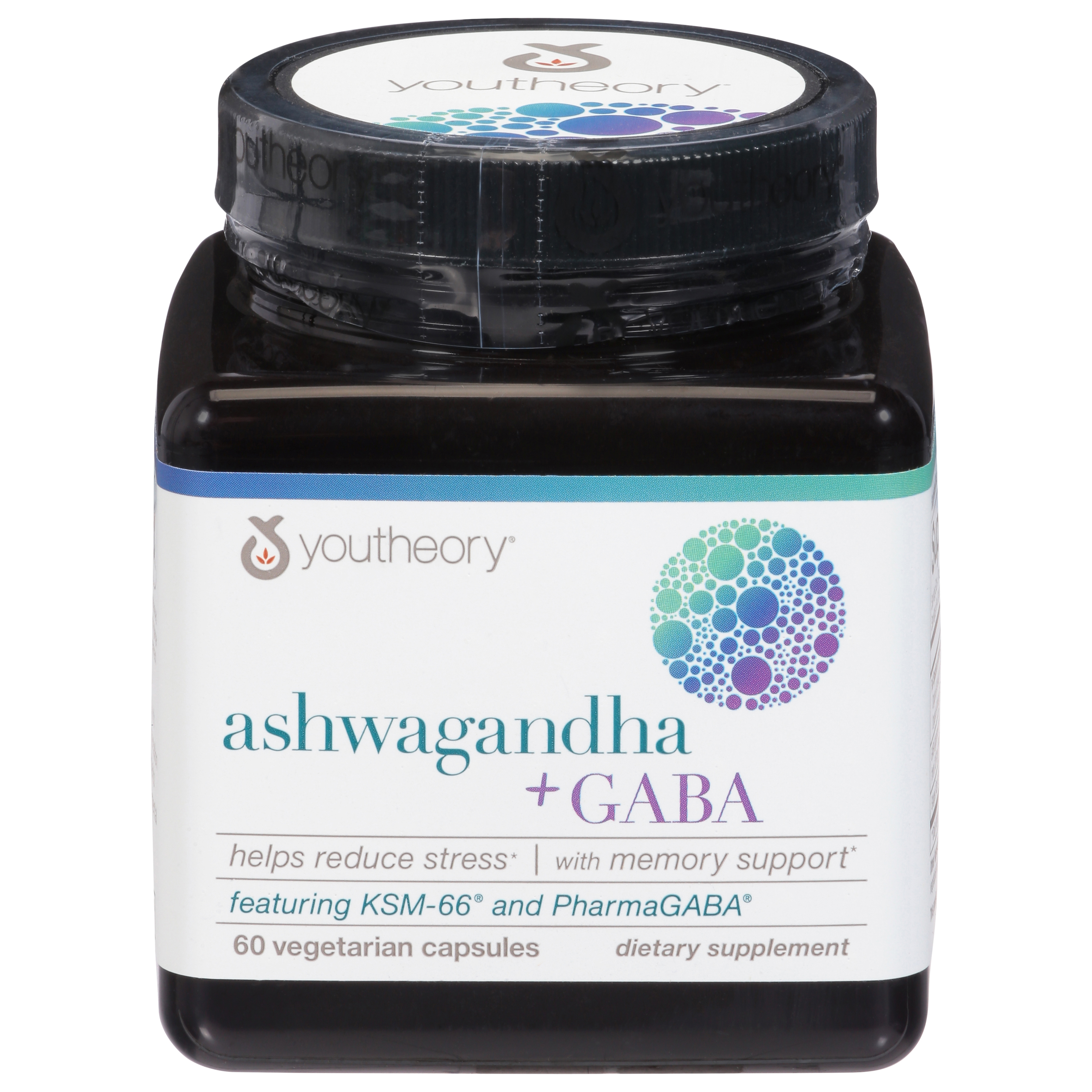 youtheory Ashwagandha + GABA 60 Capsules