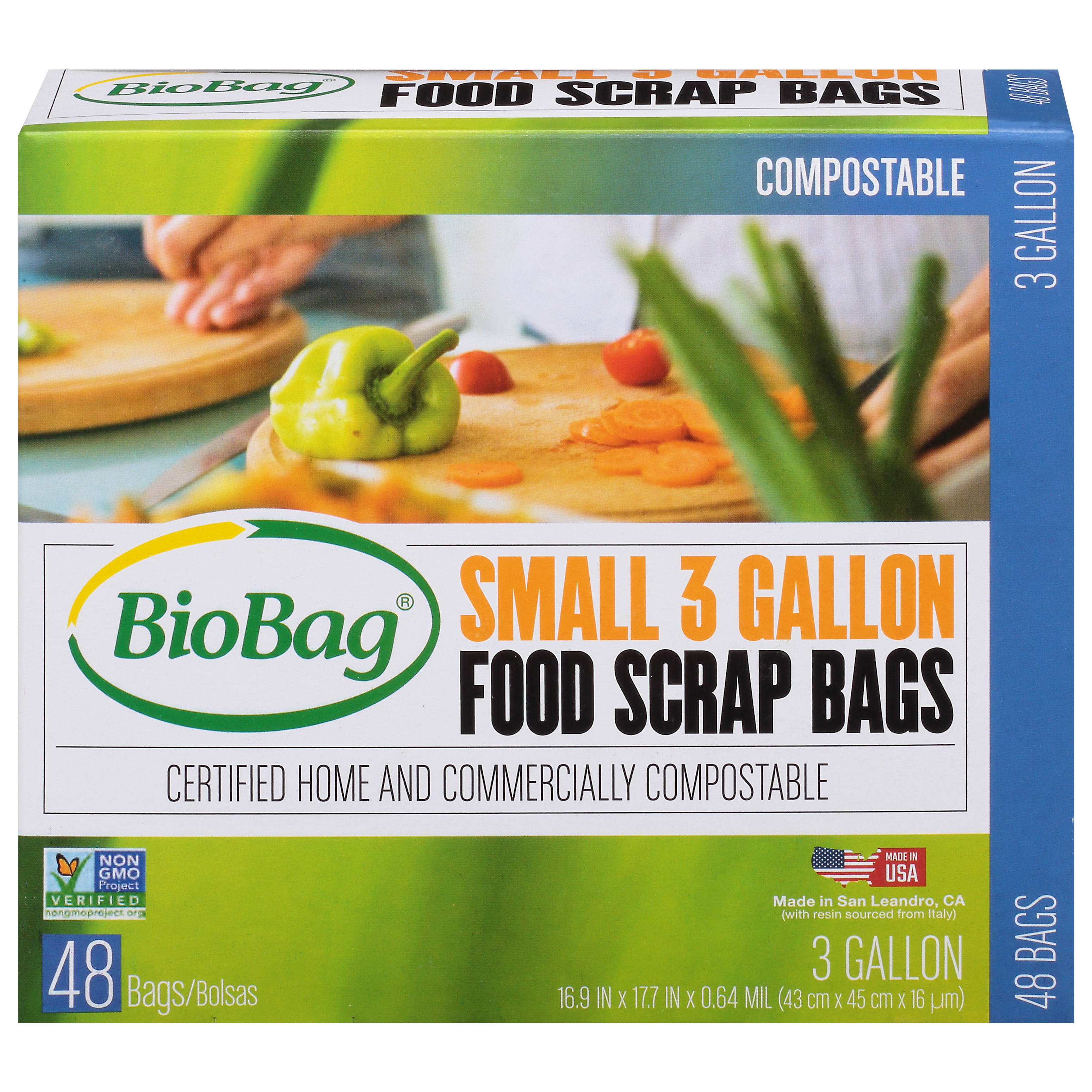BioBag Compostable Small 3 Gallon Food Scrap Bags