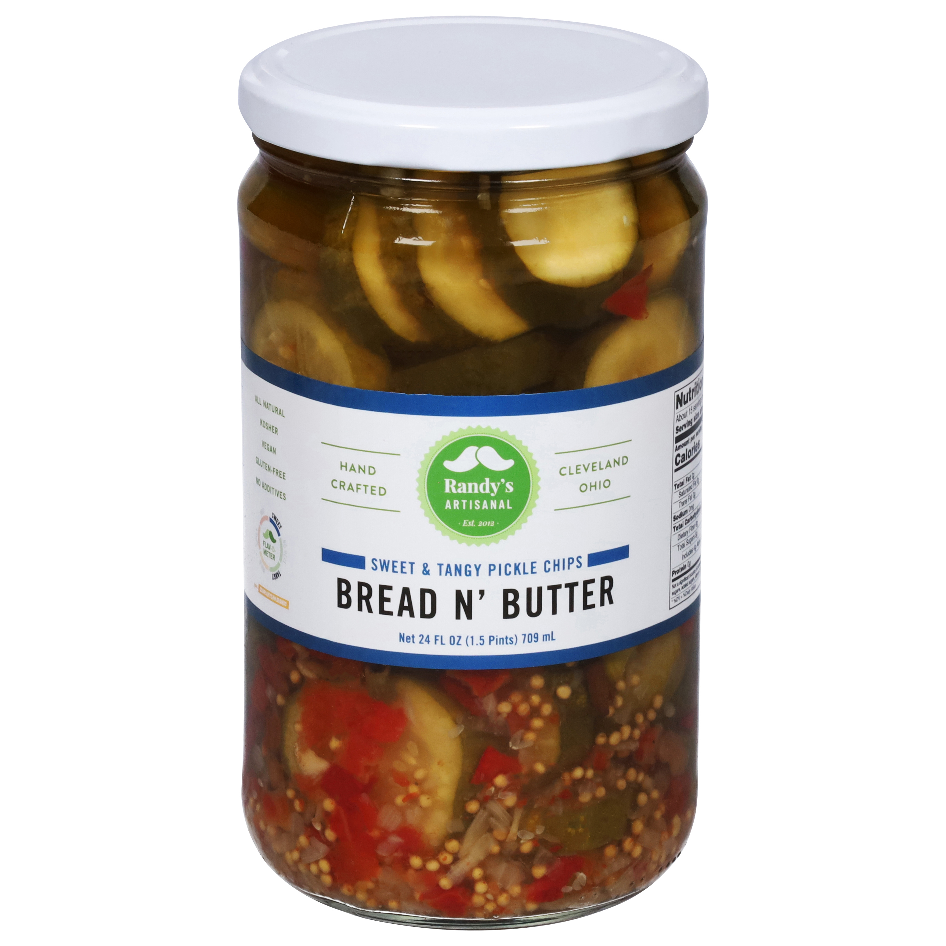 Randy's Artisanal Sweet & Tangy Bread N' Butter Pickle Chips