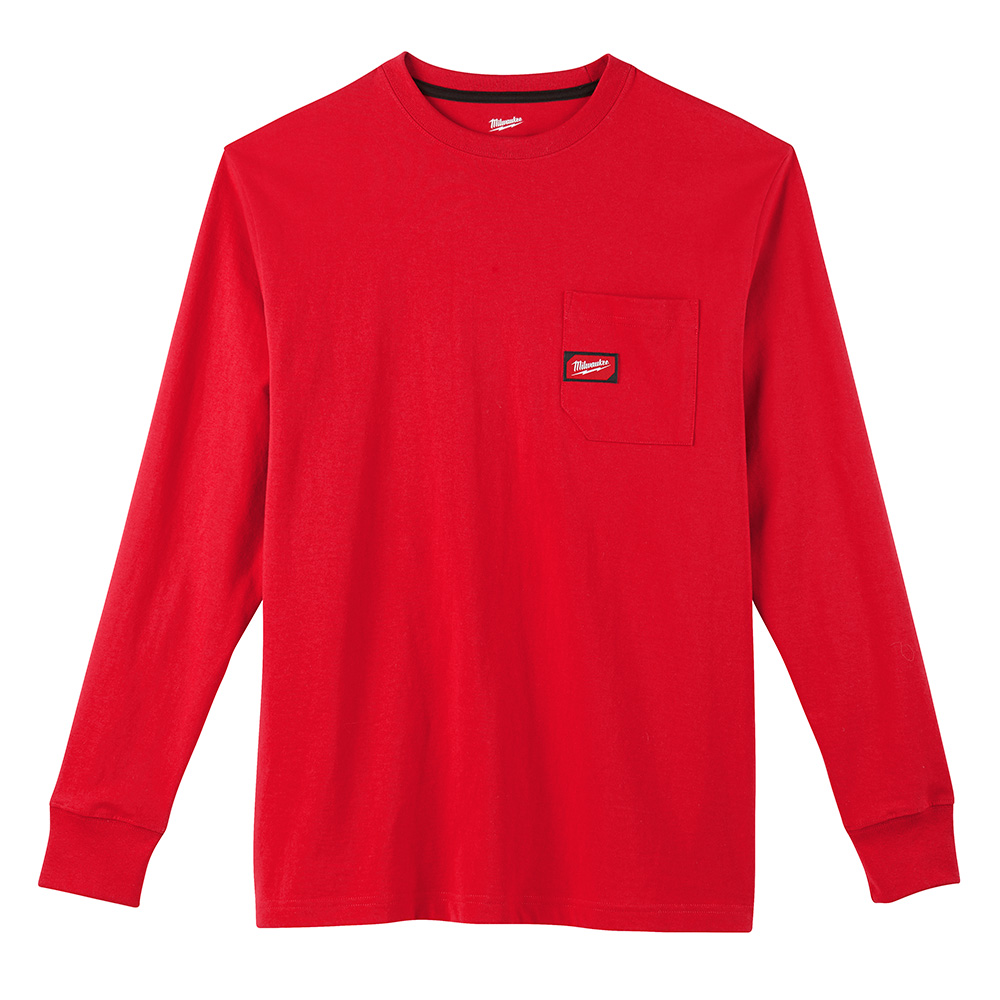 Product image for MILW 602R-3X HD Pocket T-Shirt - LS
