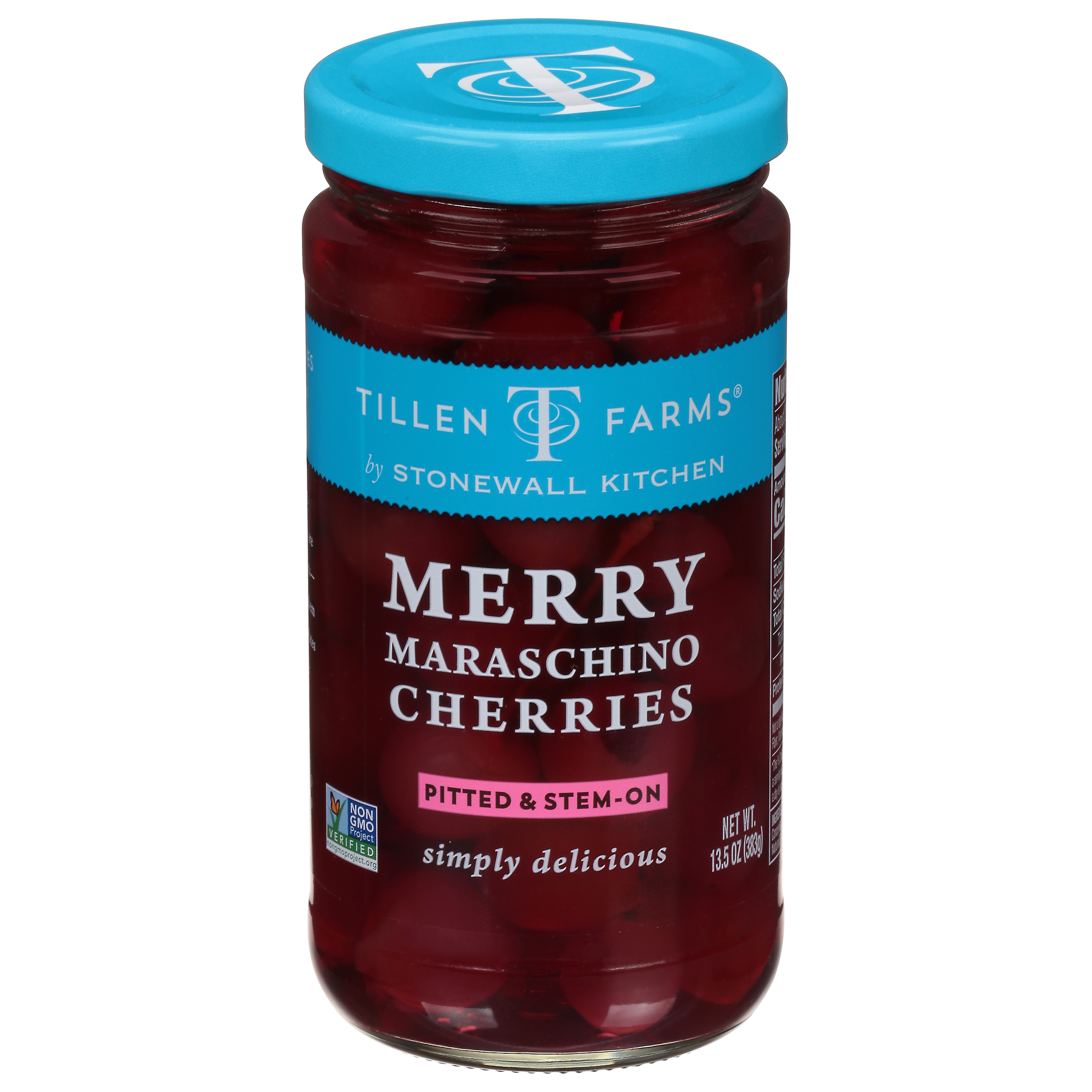 Tillen Farms Merry Maraschino Pitted & Stem-On Cherries