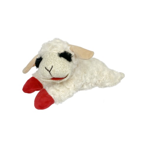 Multipet  Dog Toy, Lamb Chop, 6 Inch