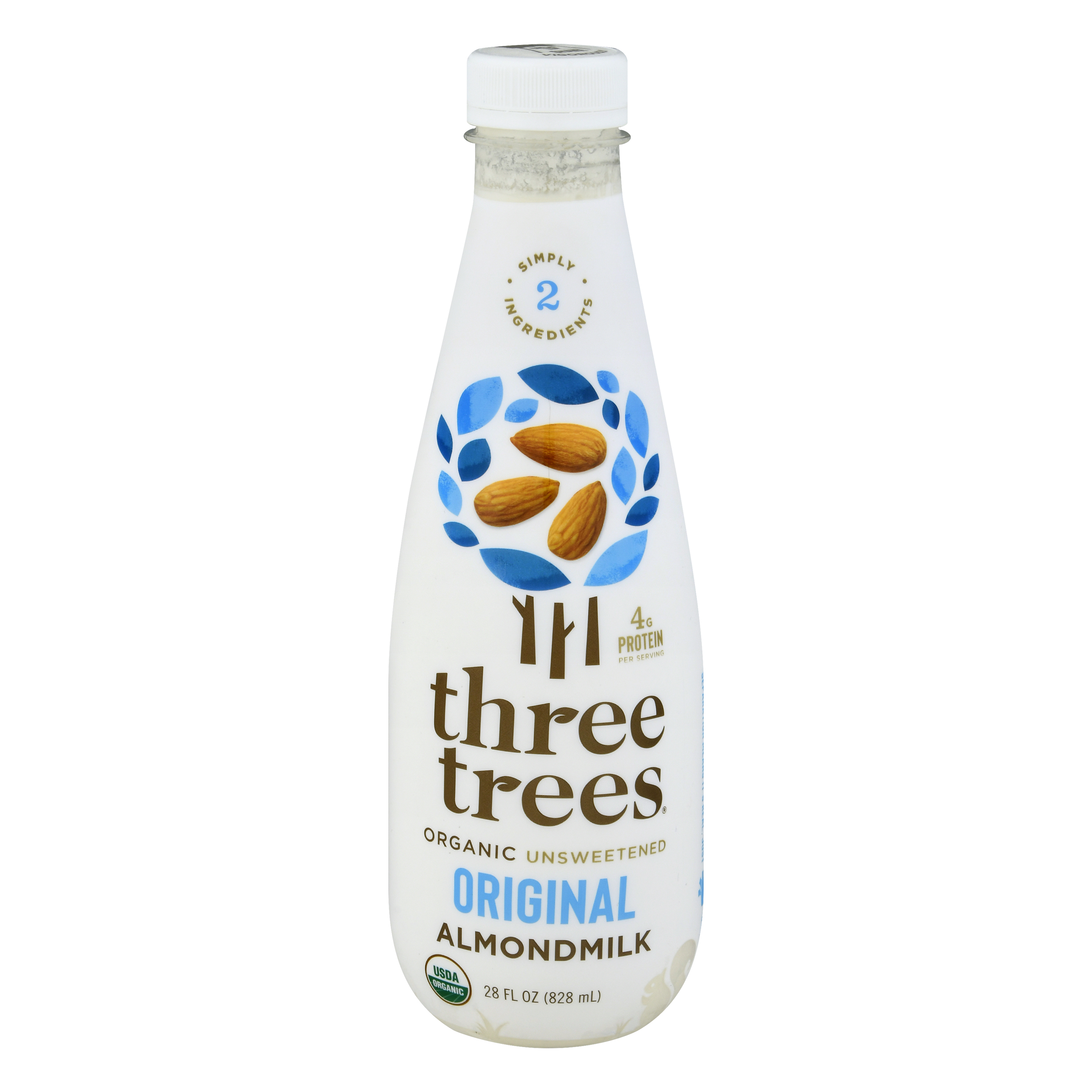 Three Trees Unsweetened Organic Original Almond Milk