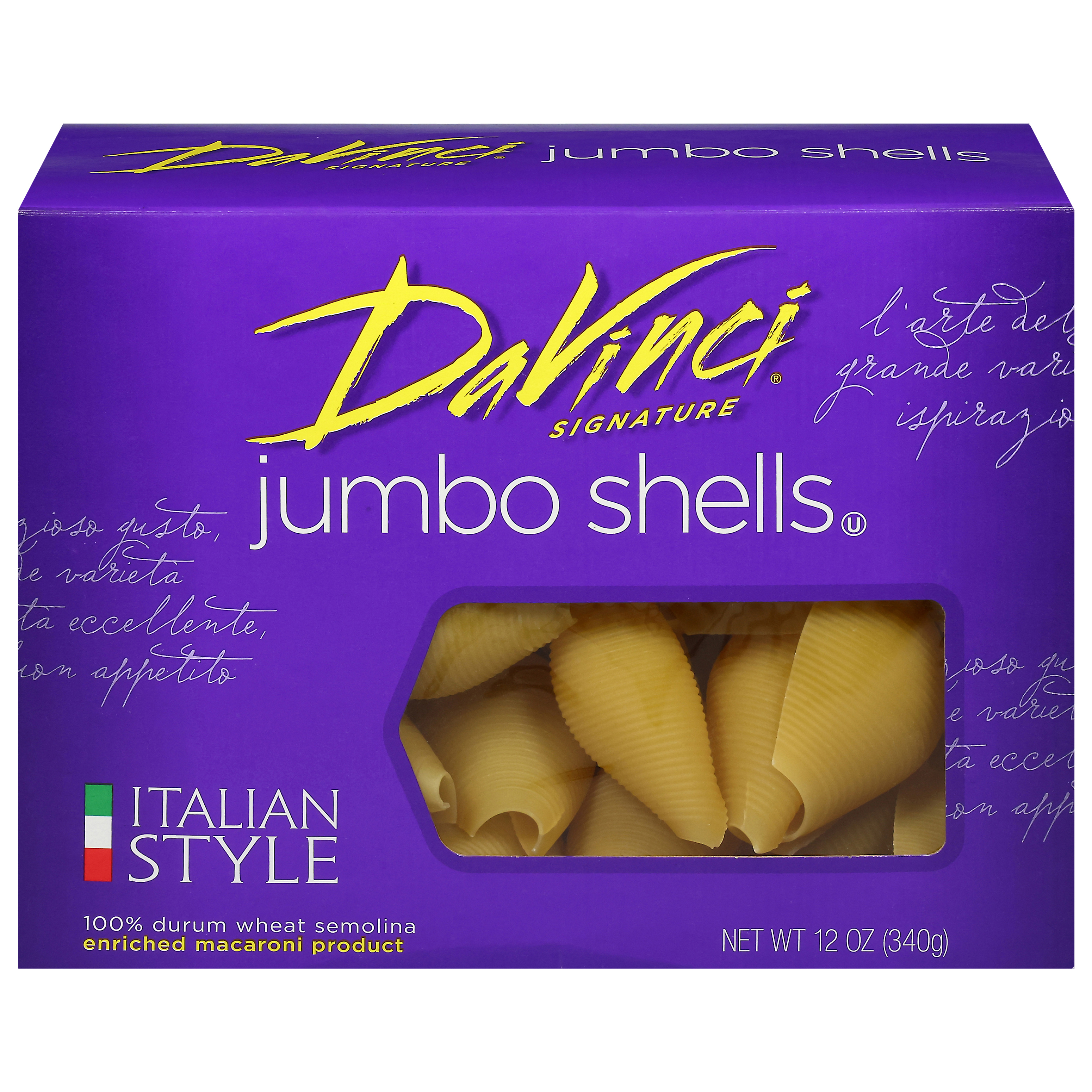 DaVinci Signature Italian Style Jumbo Shells