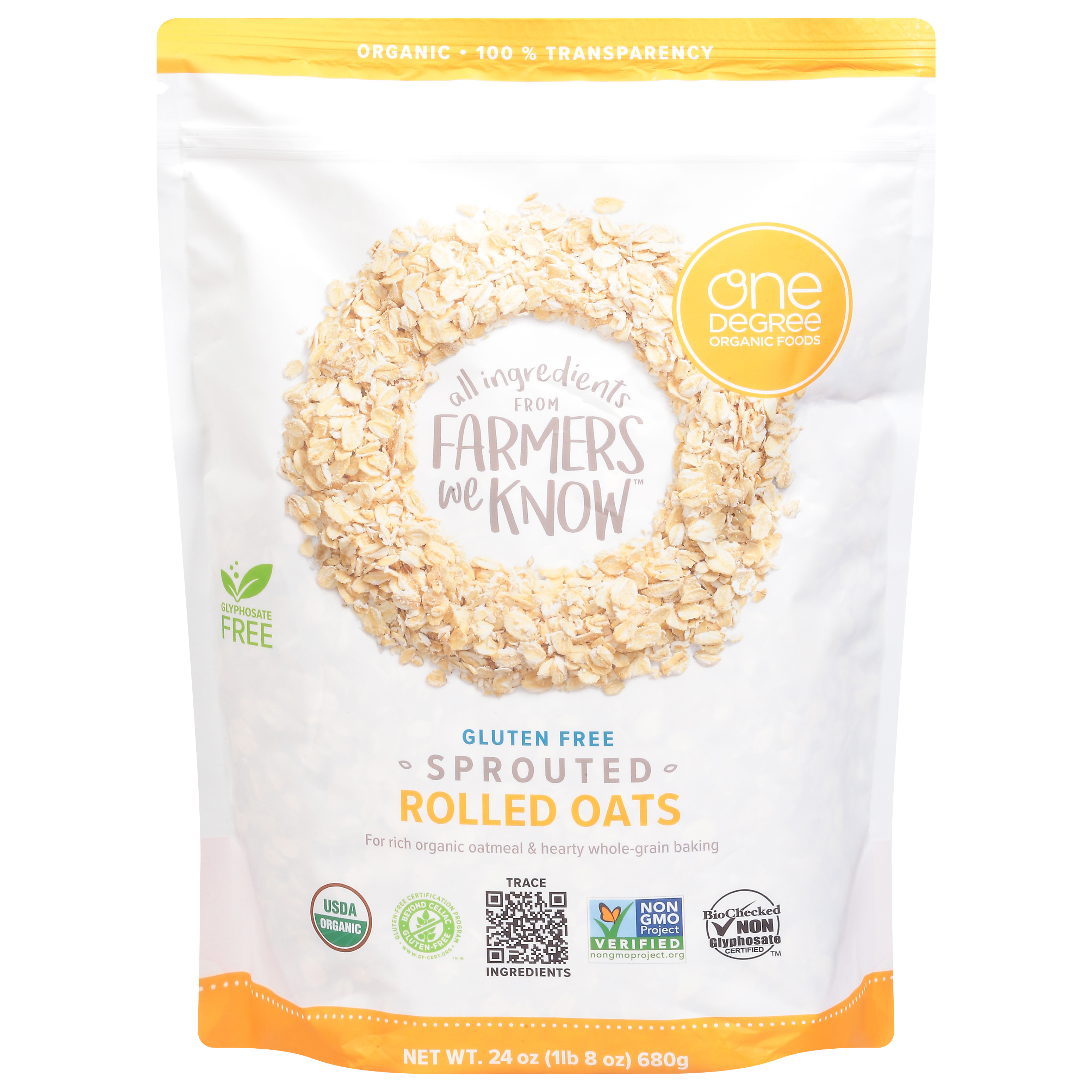 Farmers We Know Sprouted Rolled Oats