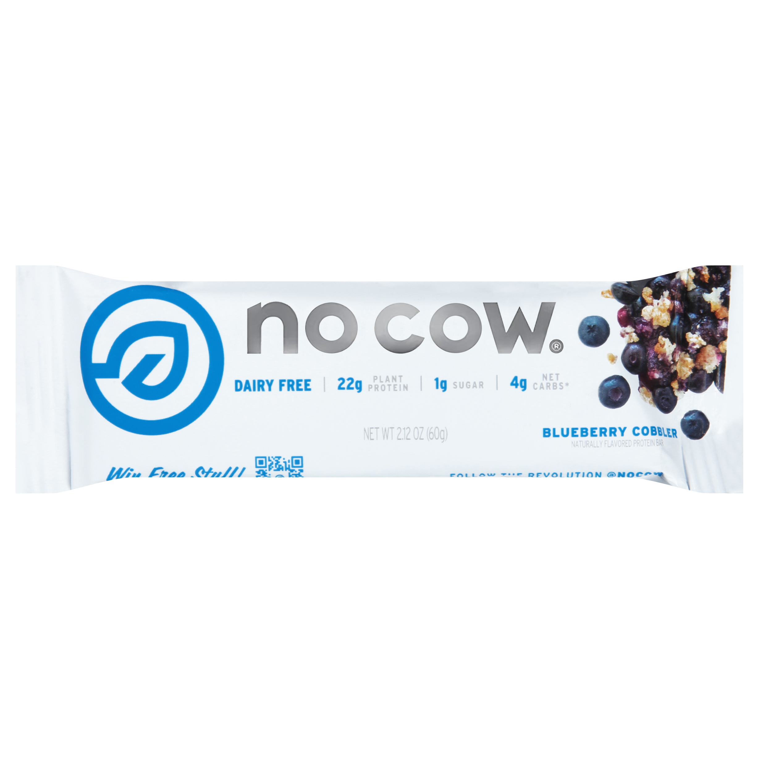 No Cow Blueberry Cobbler Protein Bar