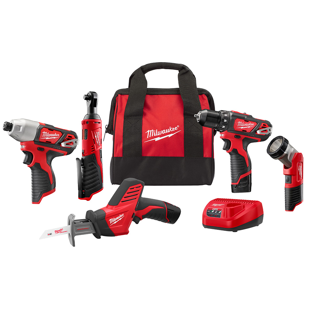 Product image for Milwaukee 2498-25 5-Tool Combo Kit
