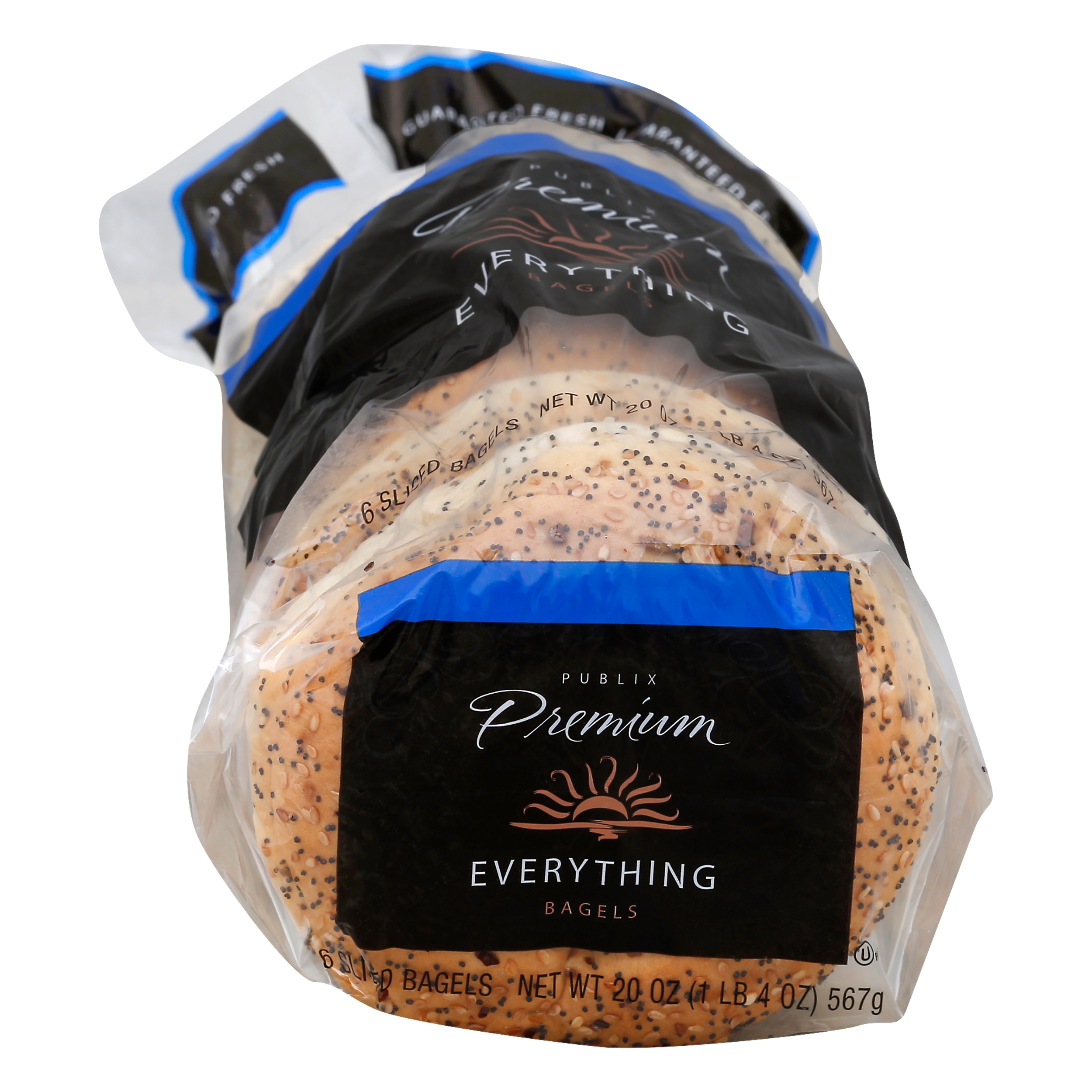 Publix Premium Everything Bagels 6.0 ea BAG