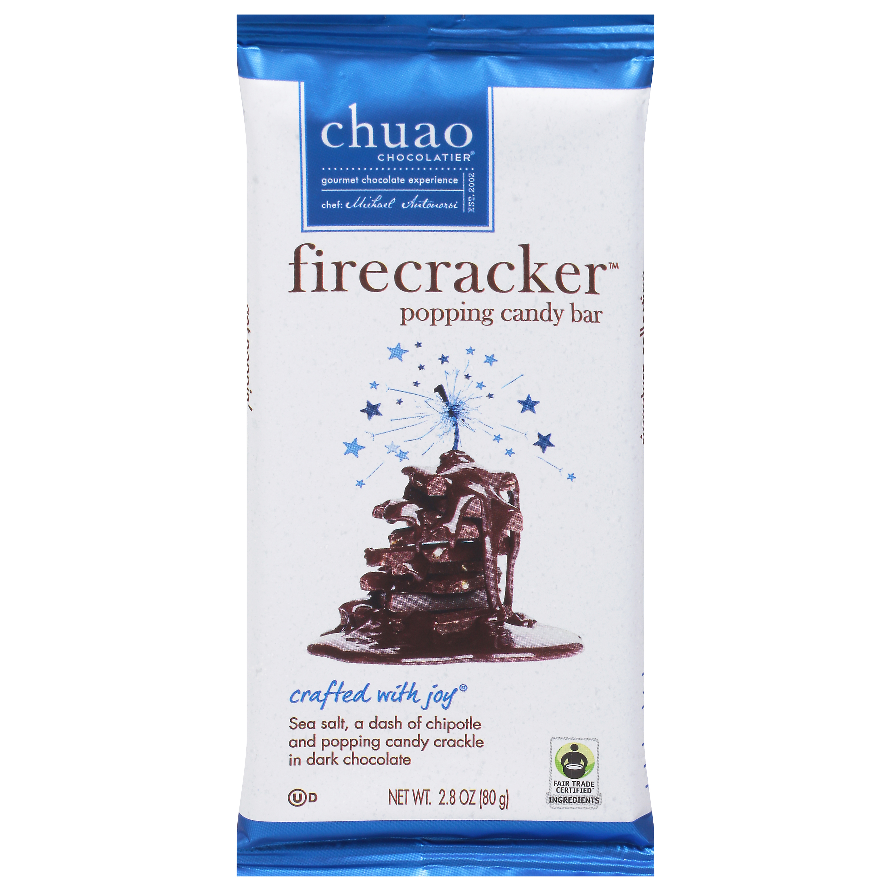 Chuao Chocolatier Firecracker Popping Candy Bar