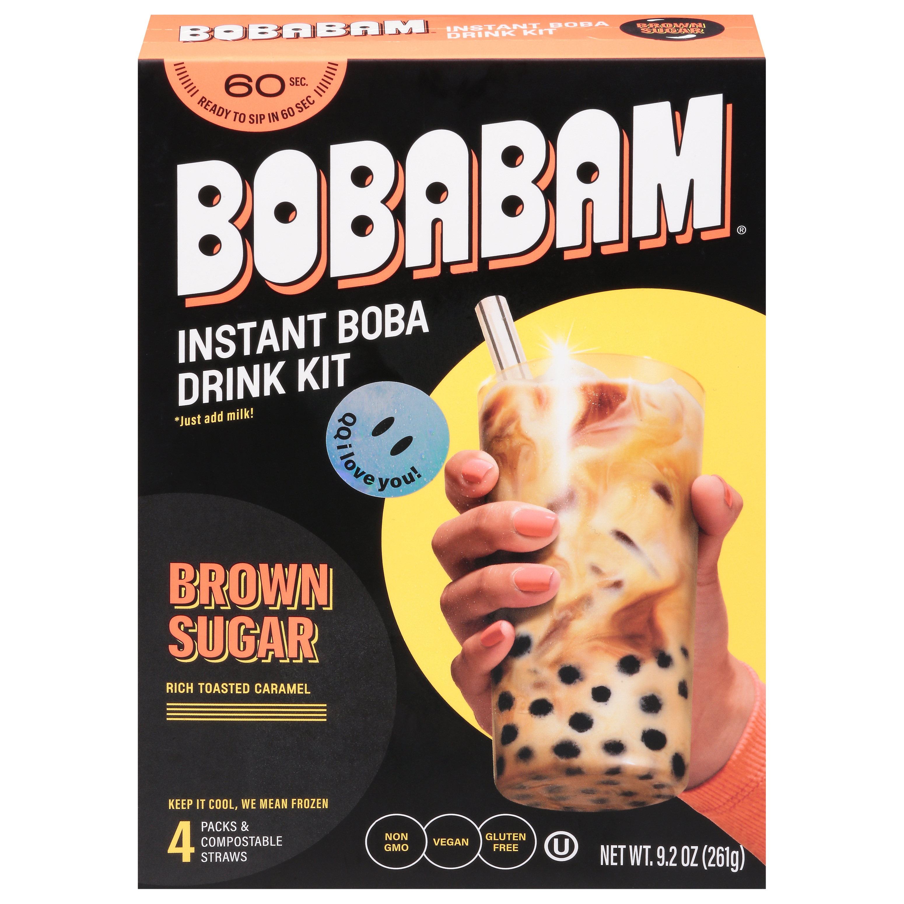 Boba Bam Instant Brown Sugar Boba Drink Kit