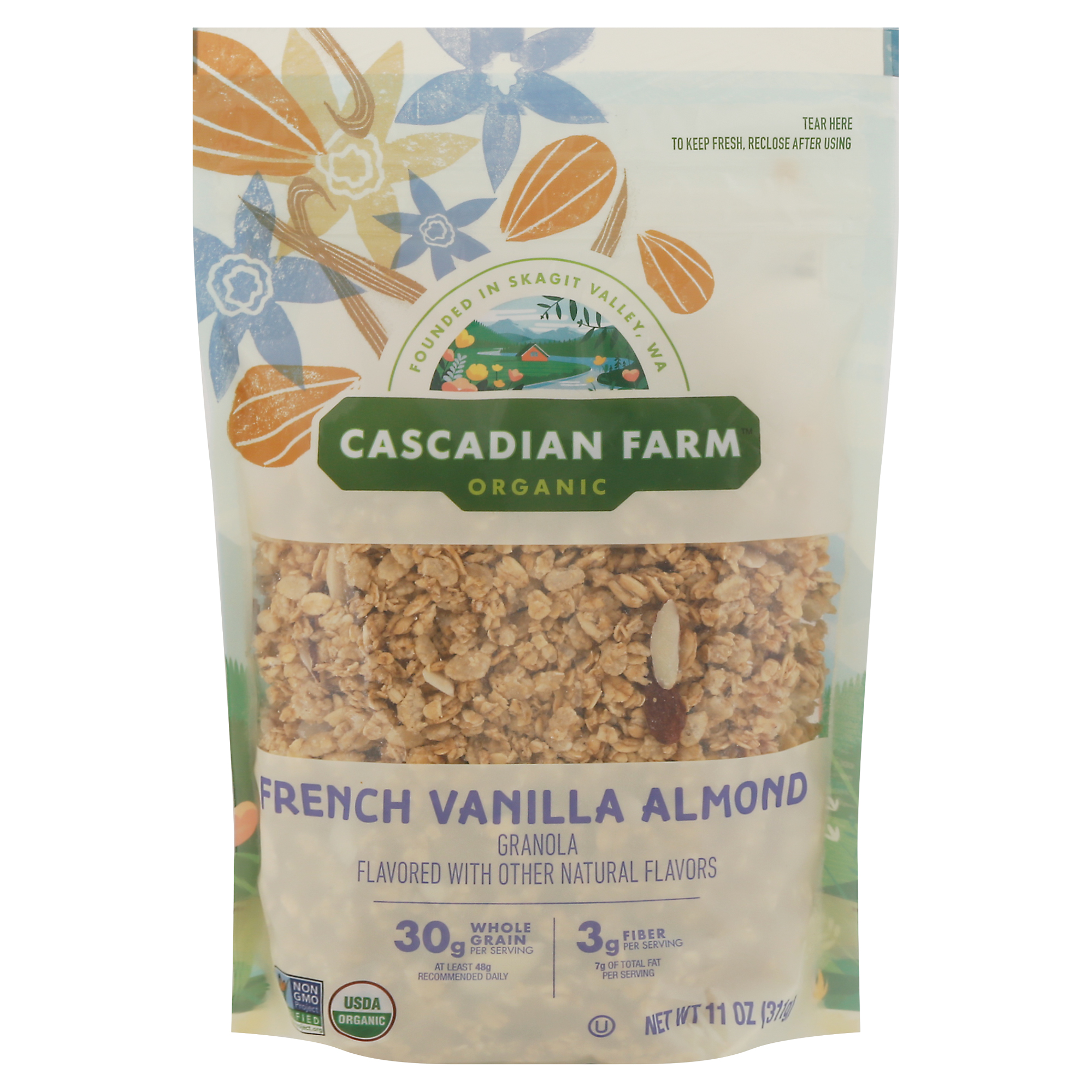 Cascadian Farm Organic French Vanilla Almond Granola