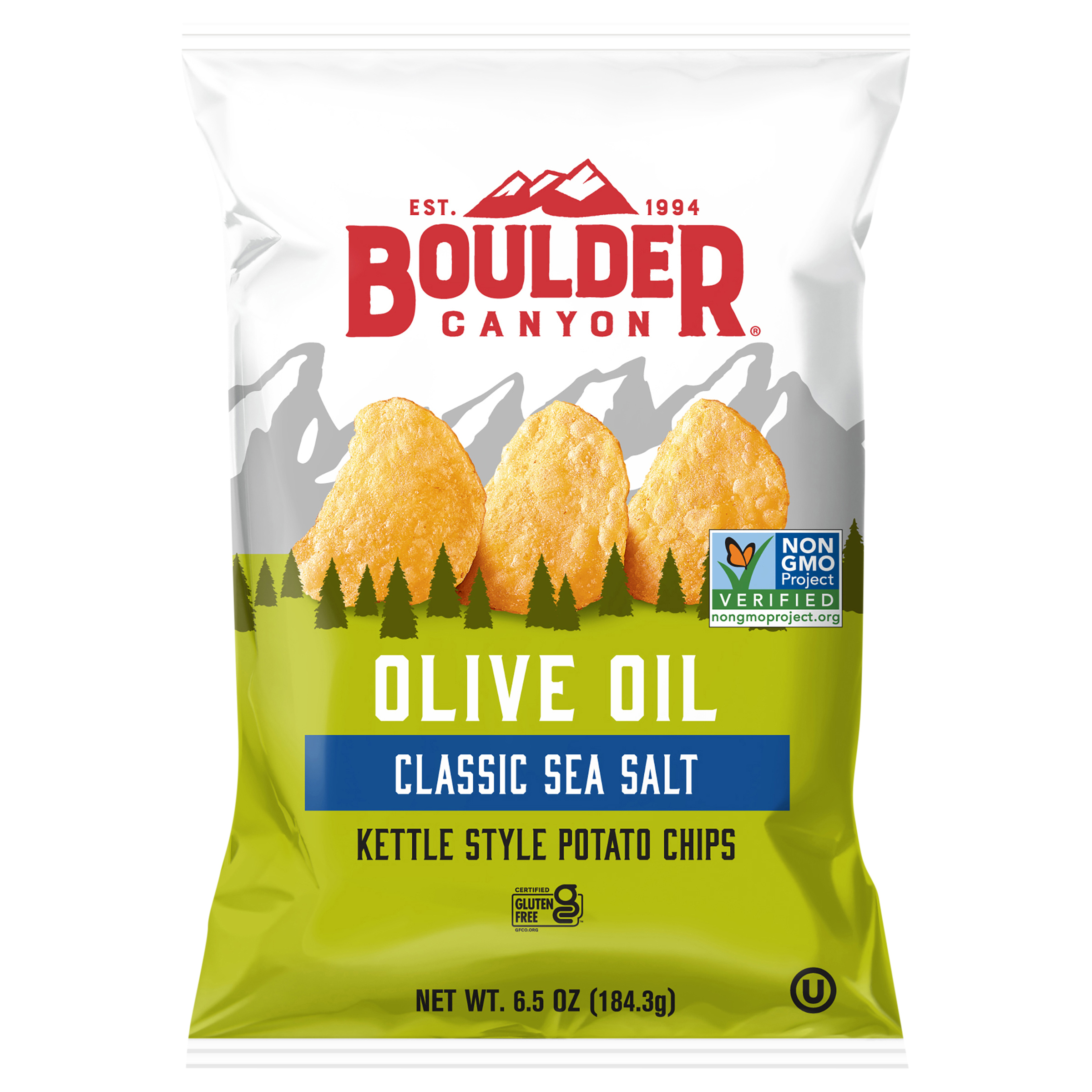 Boulder Canyon Olive Oil Classic Cut Classic Sea Salt Potato Chips