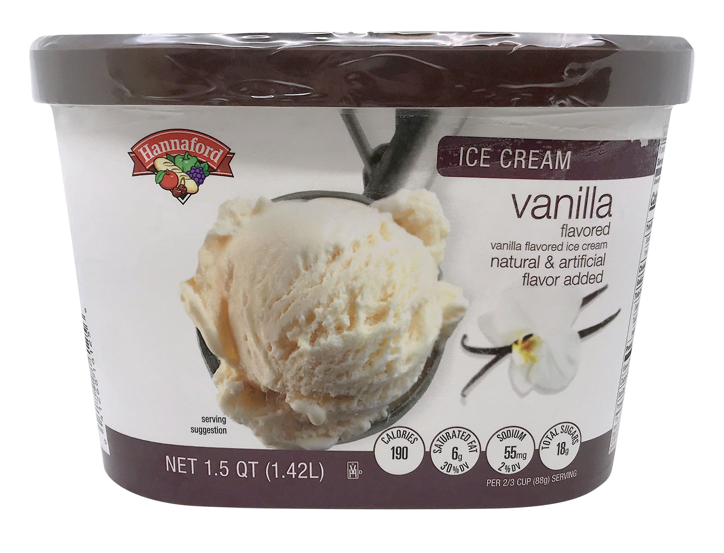 Hannaford Ice Cream Vanilla