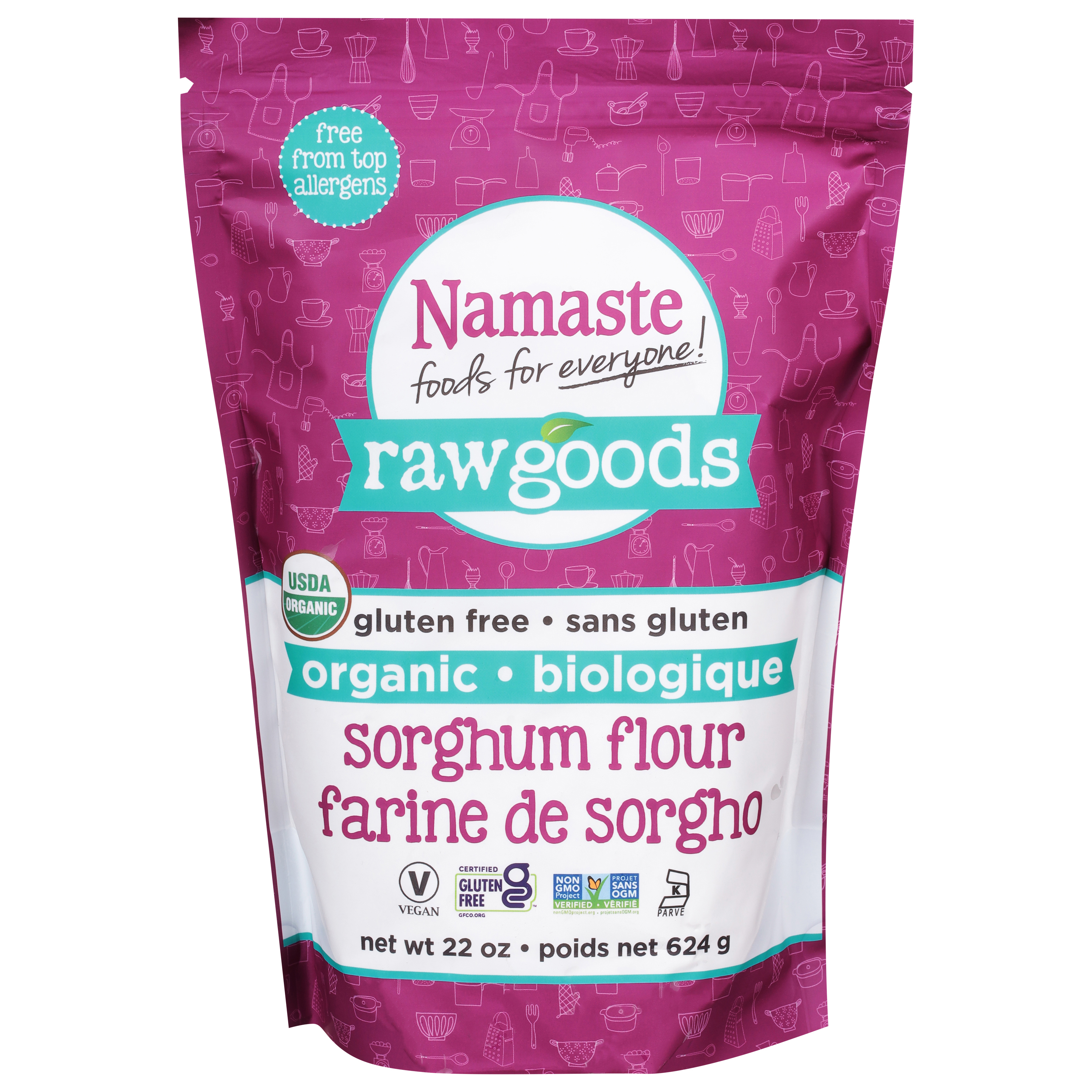 Namaste Raw Goods Organic Sorghum Flour
