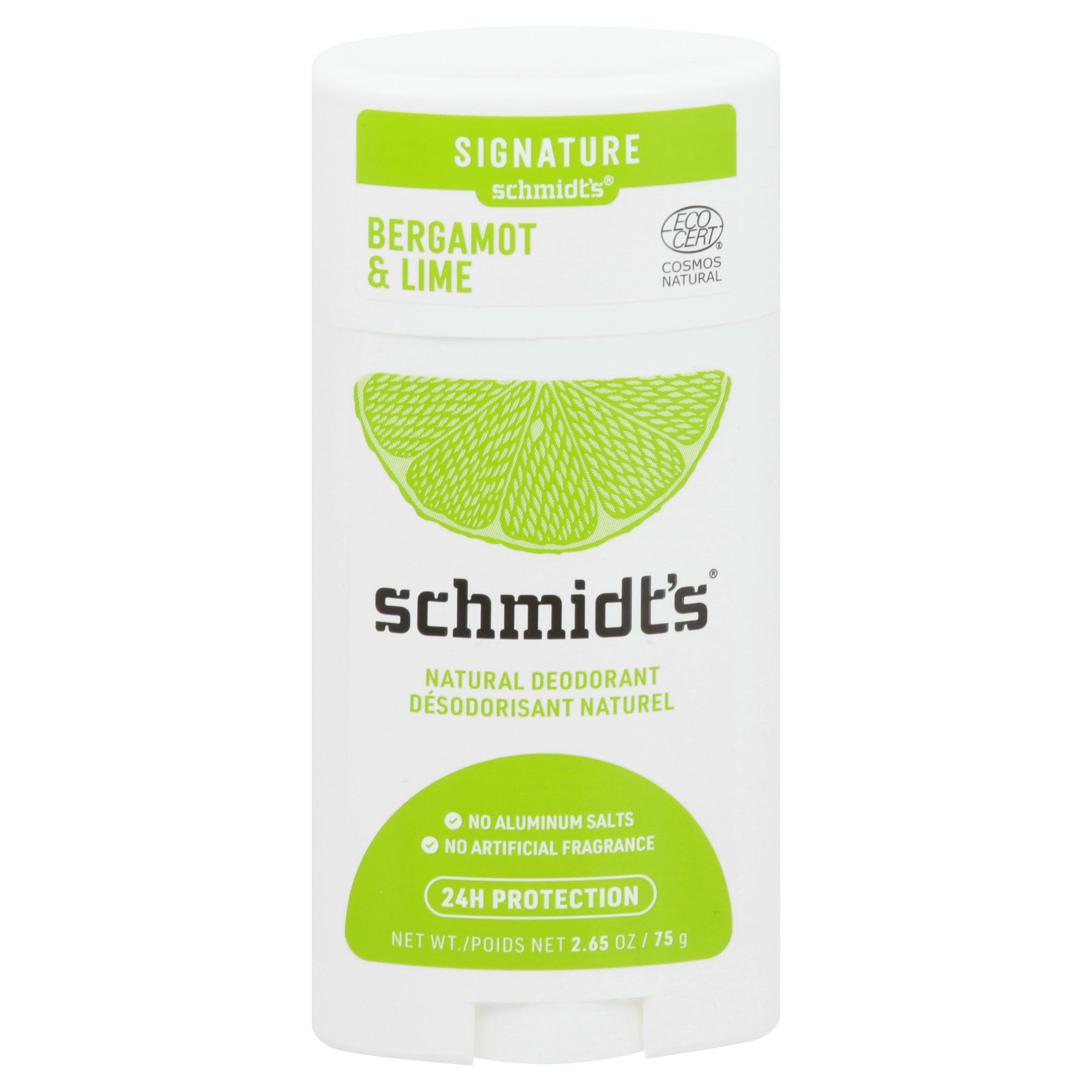 Schmidt's Signature Natural Bergamot & Lime Natural Deodorant