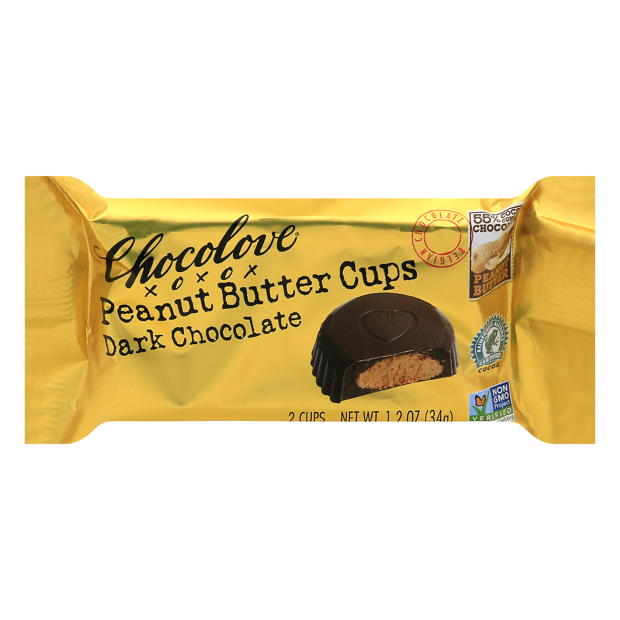 Chocolove Peanut Butter Cups Dark Chocolate