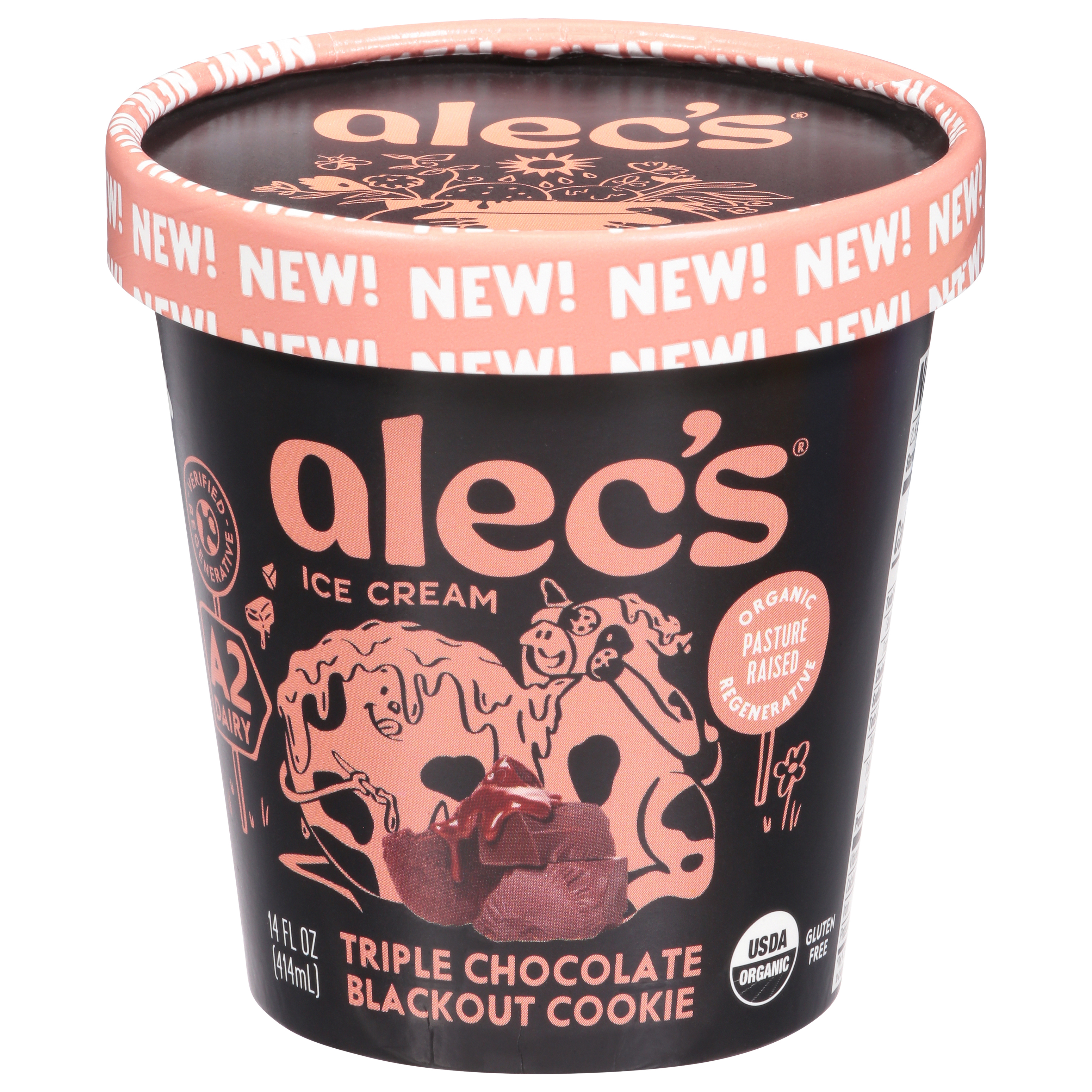 Alec's Triple Chocolate Blackout Cookie Ice Cream