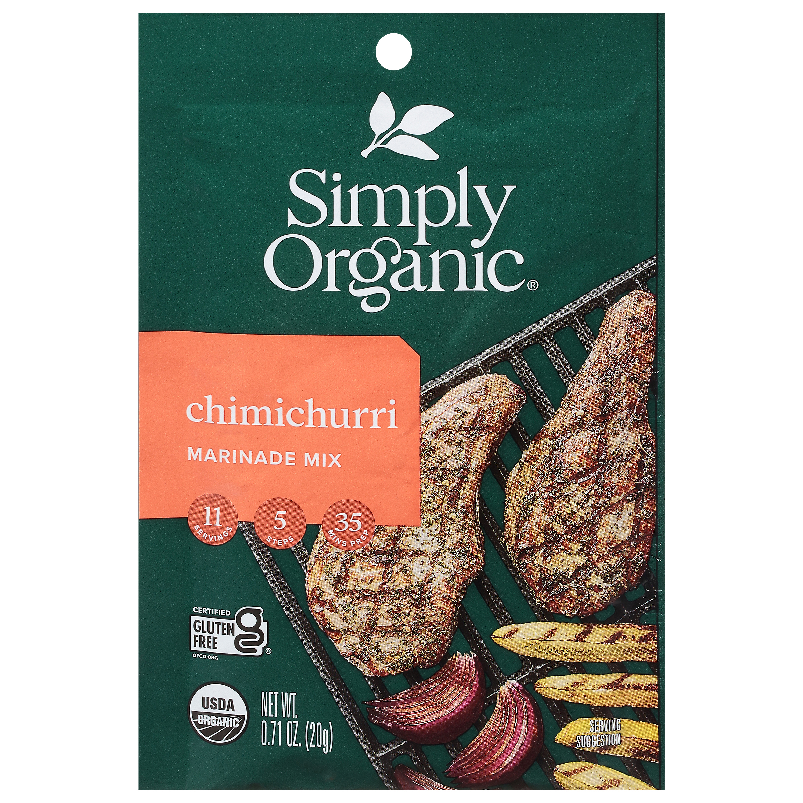 Simply Organic Chimichurri Marinade Mix