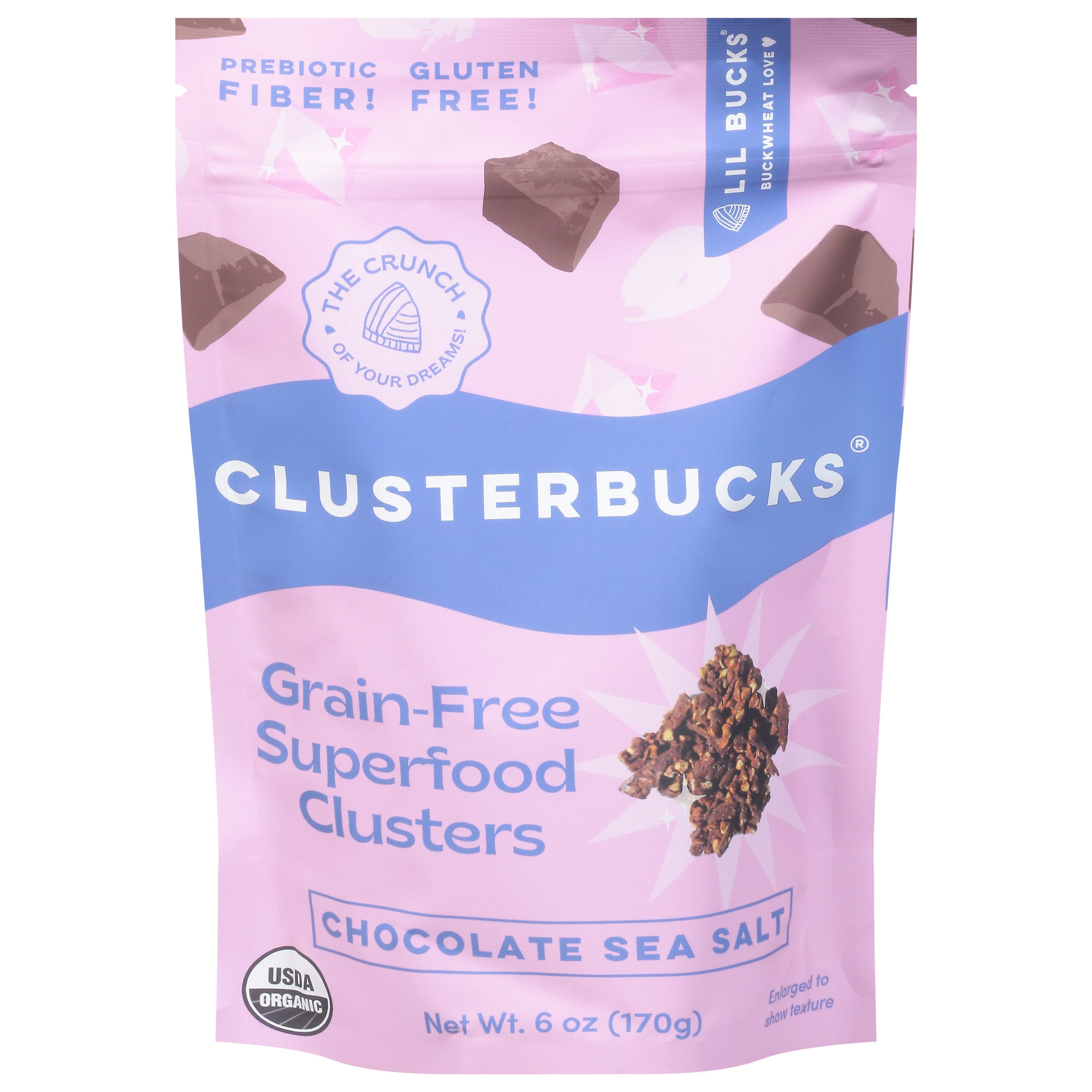 Clusterbucks Grain-Free Chocolate Sea Salt Superfood Clusters