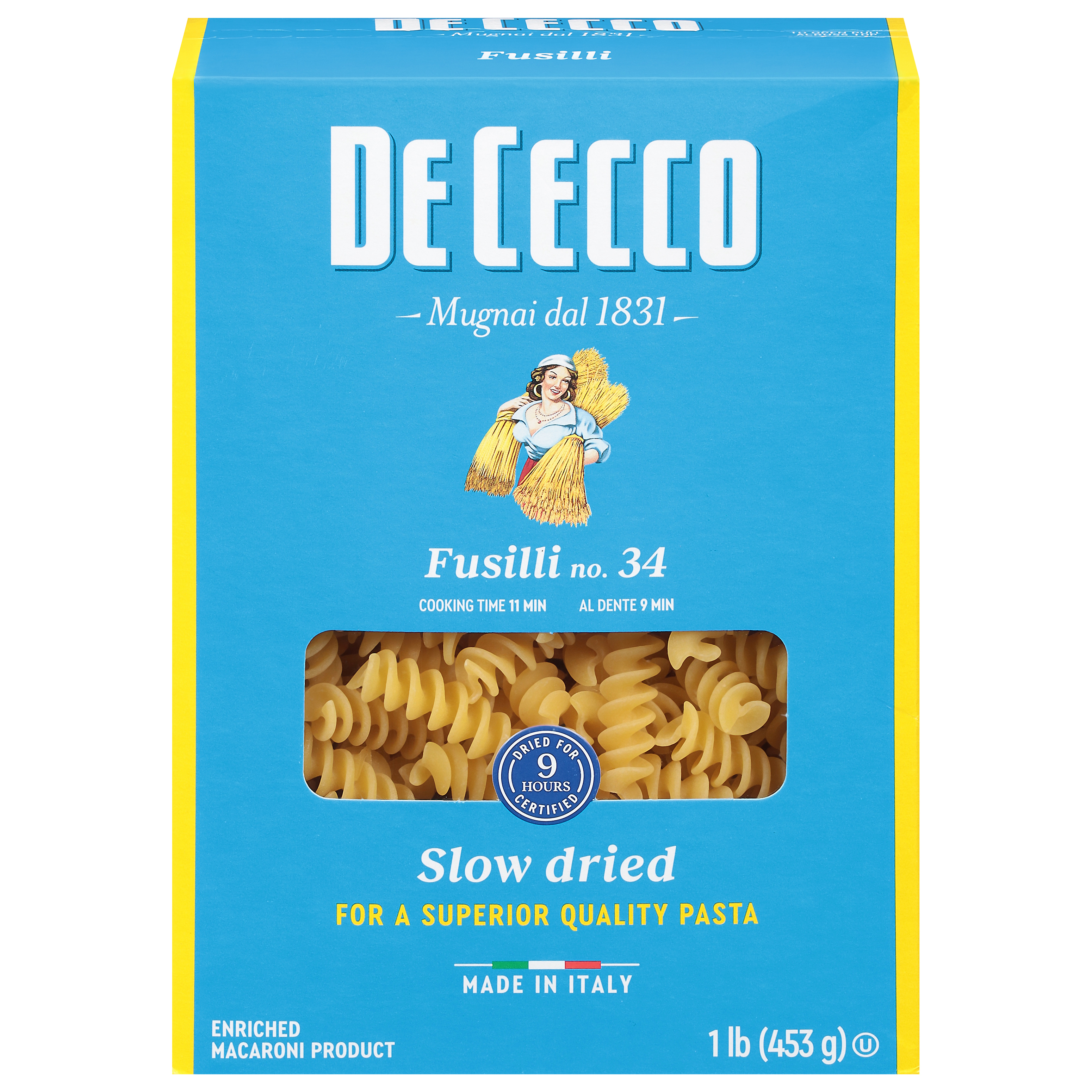 De Cecco Slow Dried No. 34 Fusilli