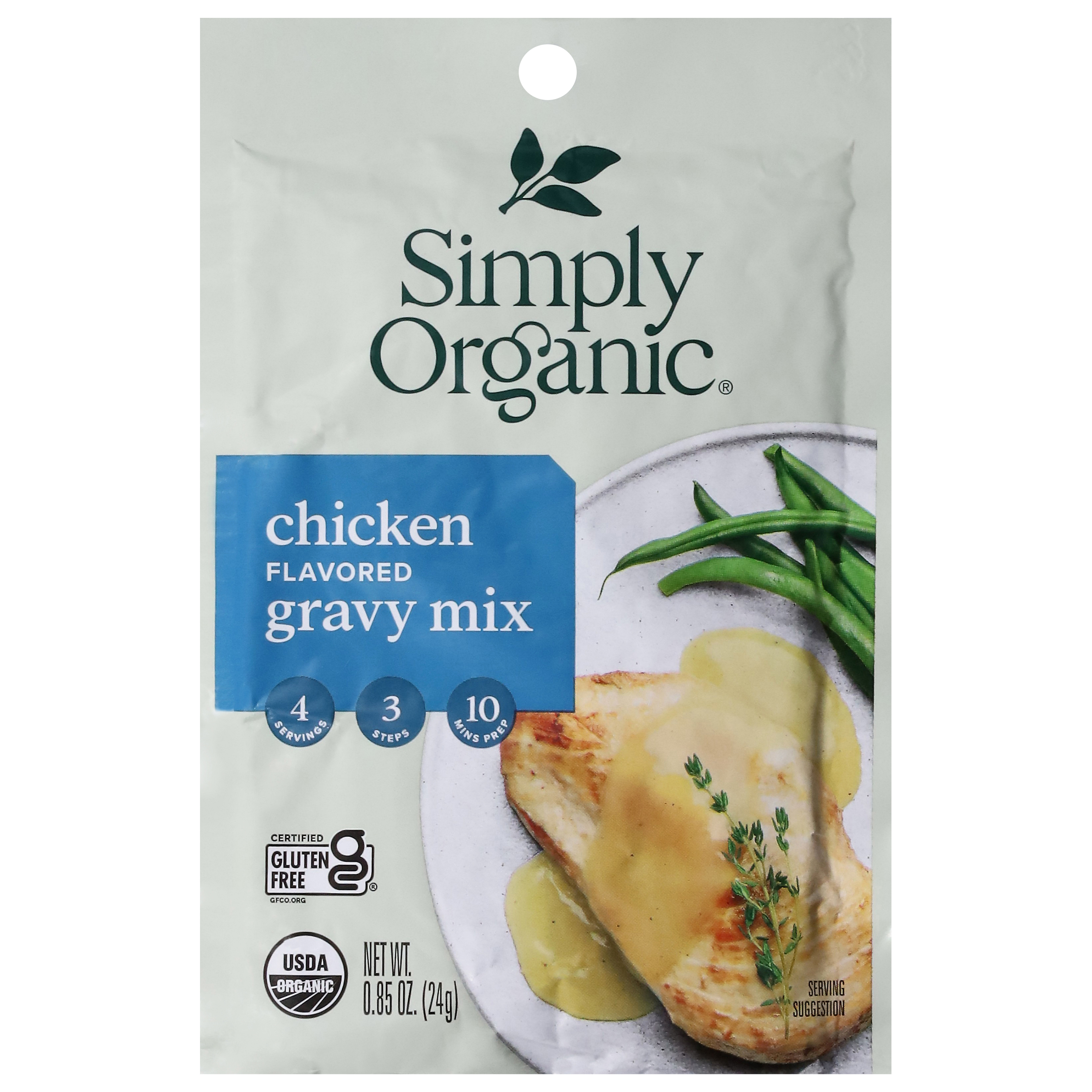 Simply Organic Chicken Flavored Gravy Mix