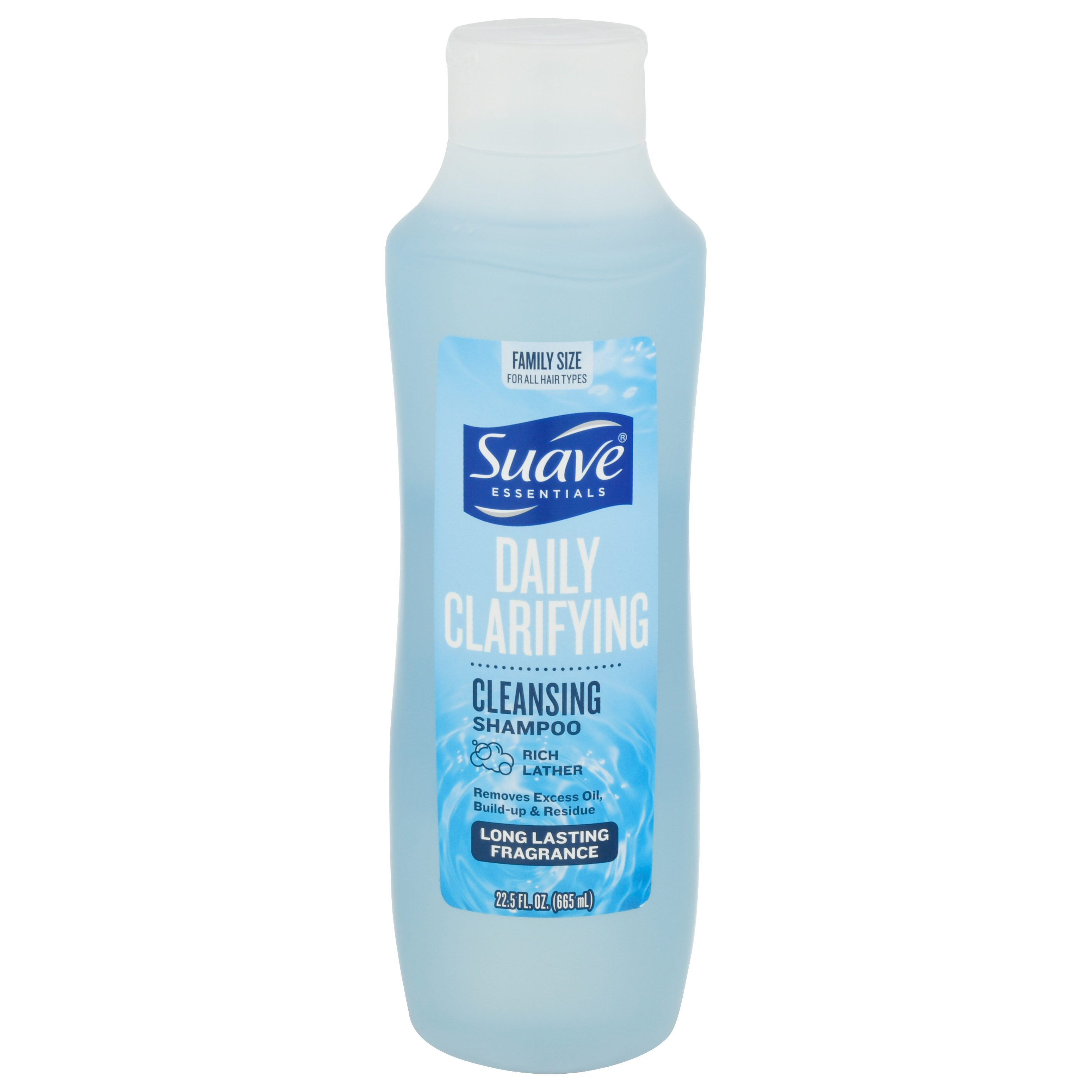 Suave Essentials Daily Clarifying Cleansing Shampoo Family Size 22.5 fl oz