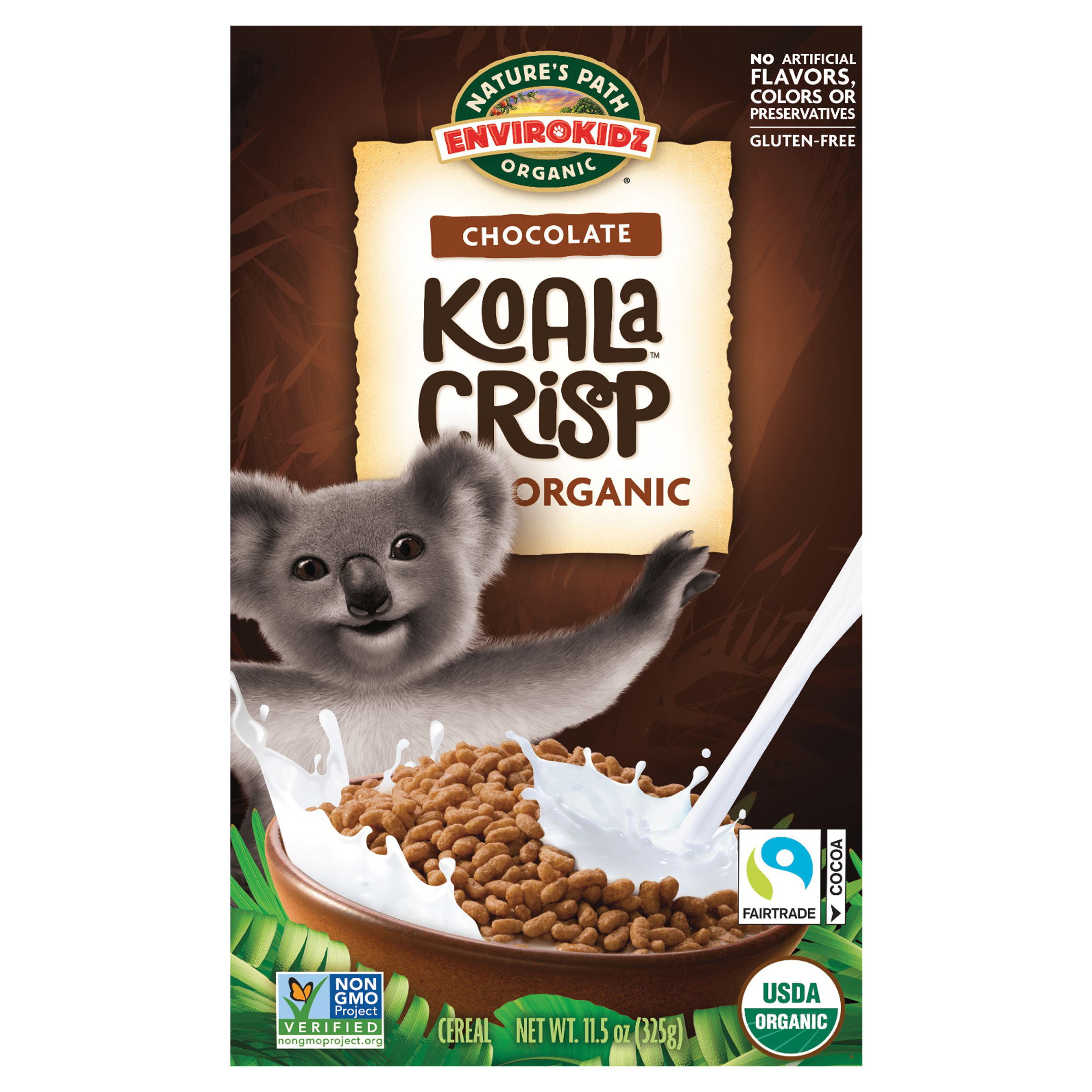 Nature's Path Envirokidz Organic Koala Crisp Cold Cereal 11oz Box
