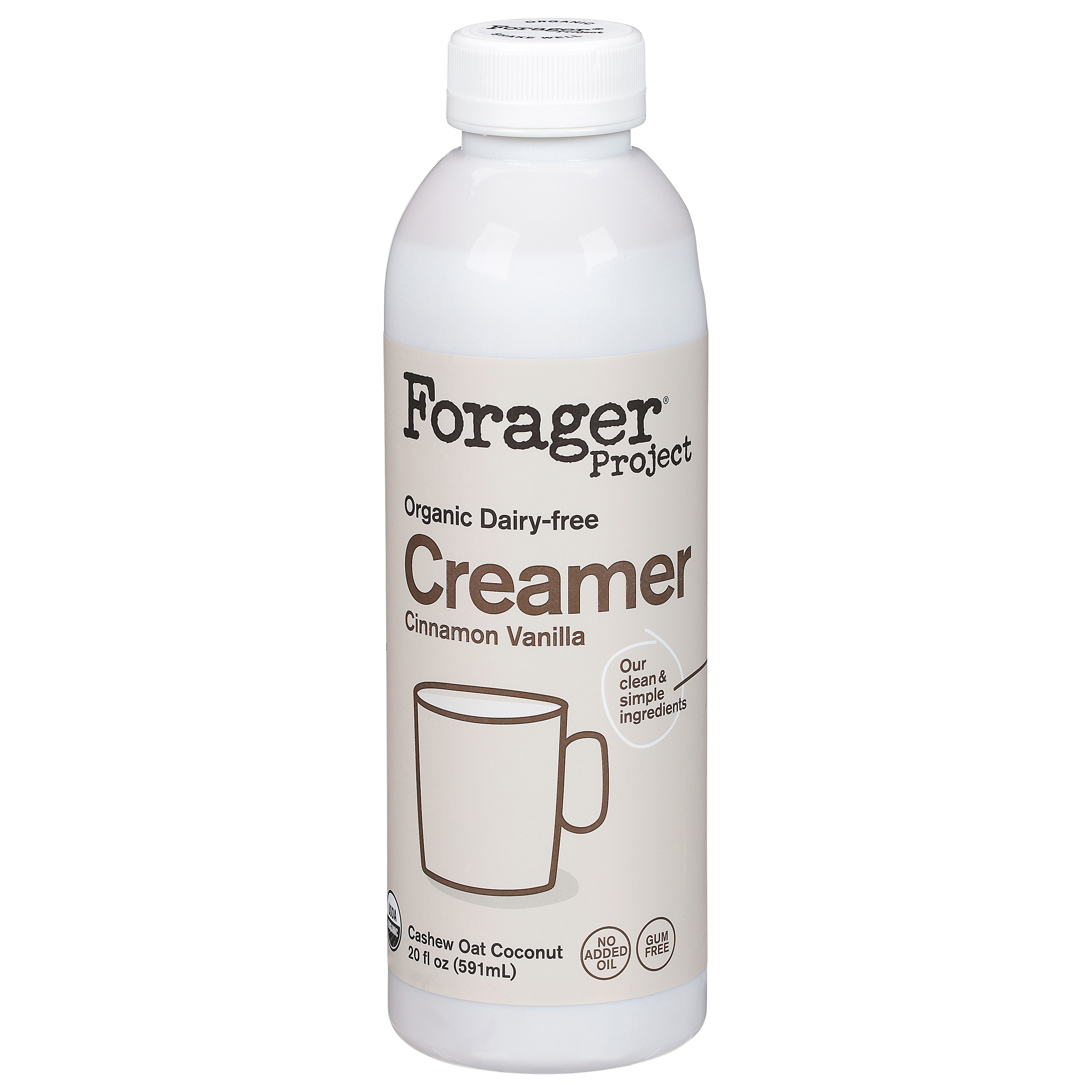 Forager Project Dairy-Free Organic Cinnamon Vanilla Creamer