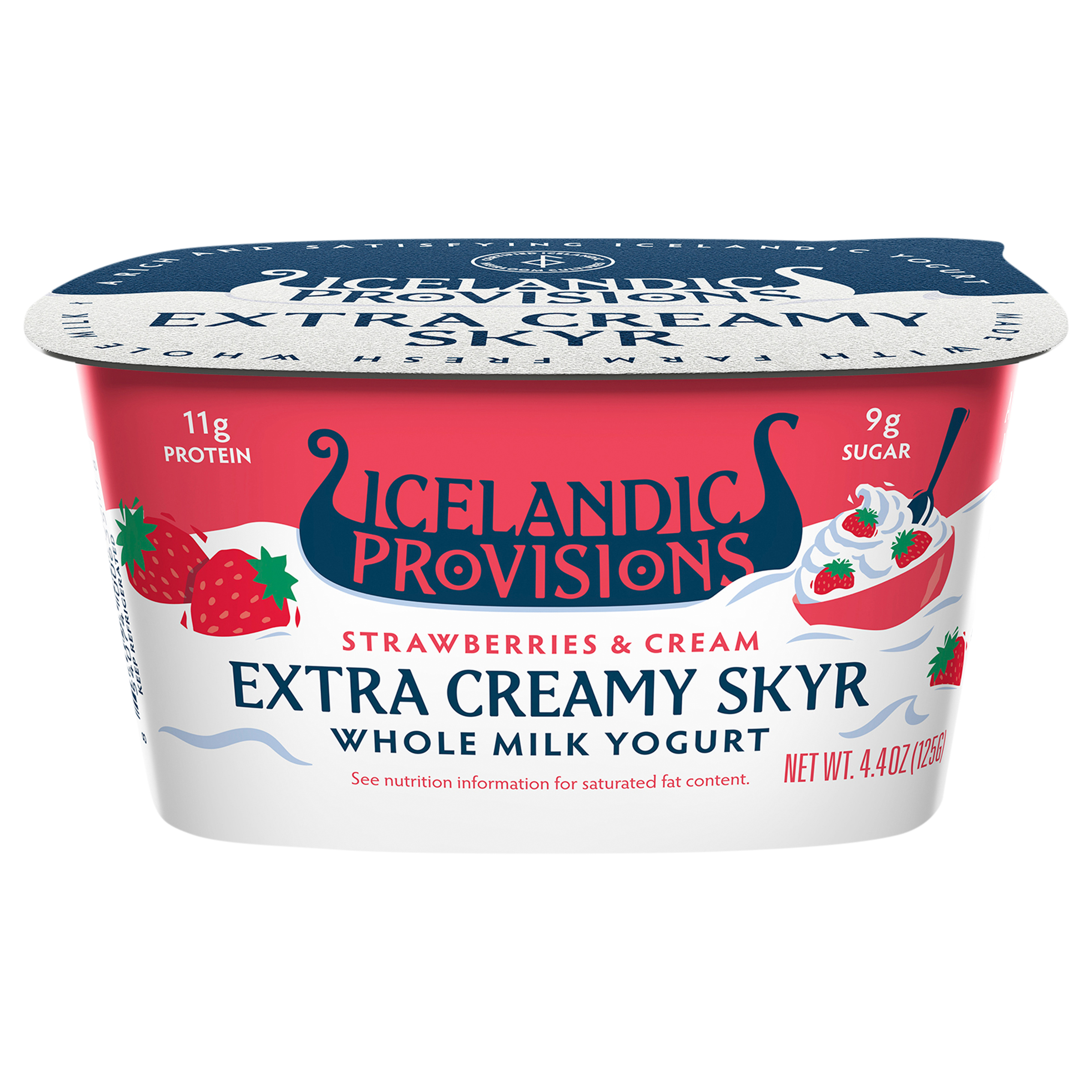 Extra Creamy Strawberries & Cream