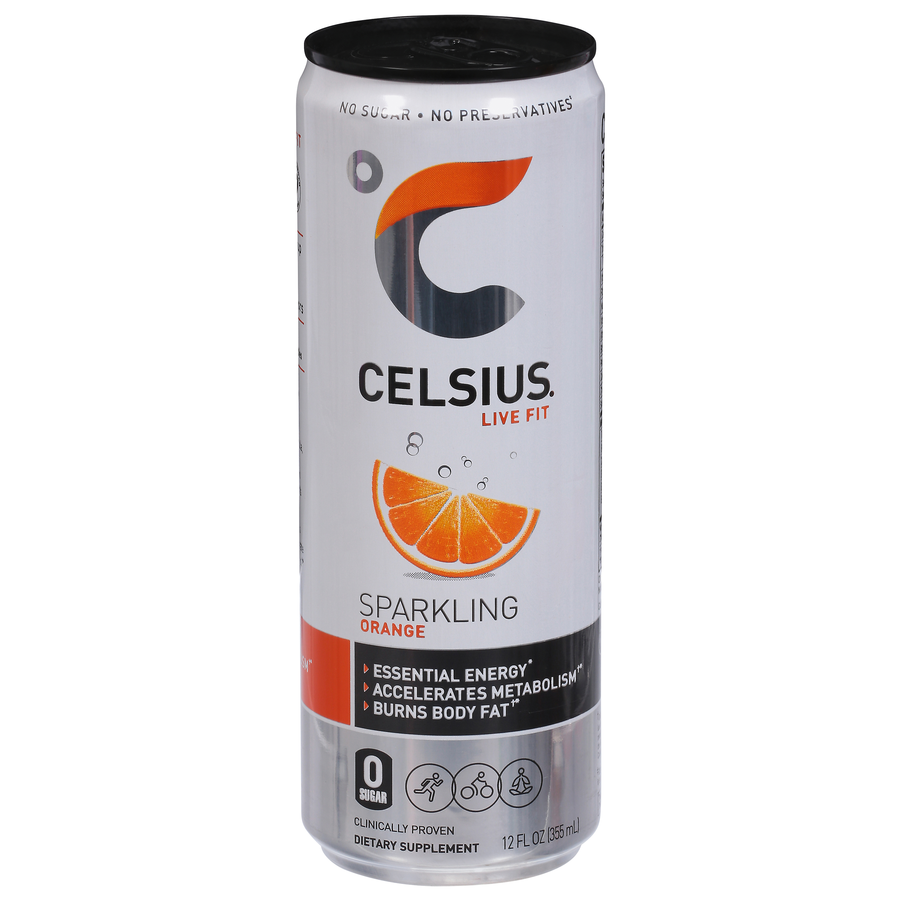 Celsius Live Fit Sparkling Orange Energy Drink