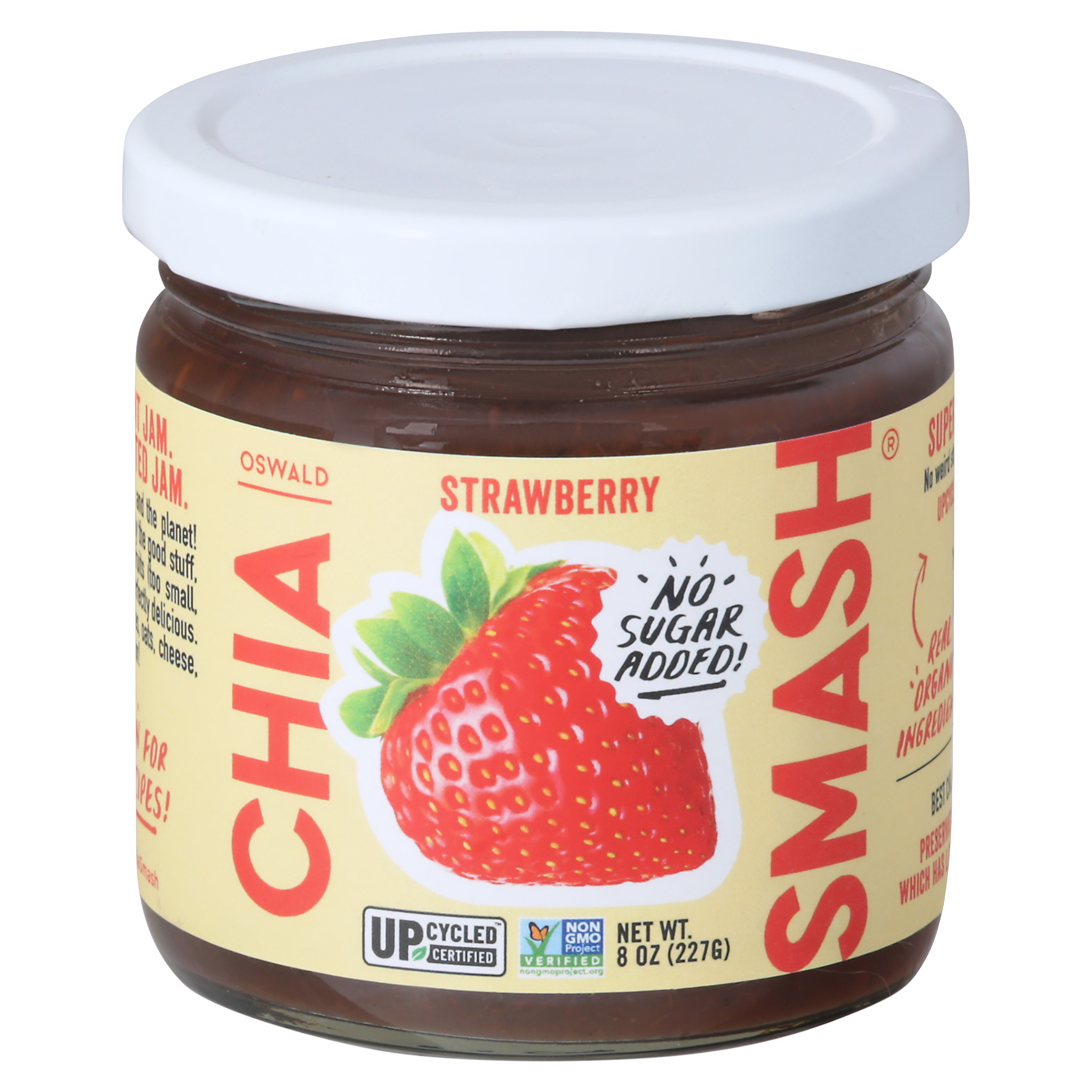 Oswald No Sugar Added Strawberry Chia Smash