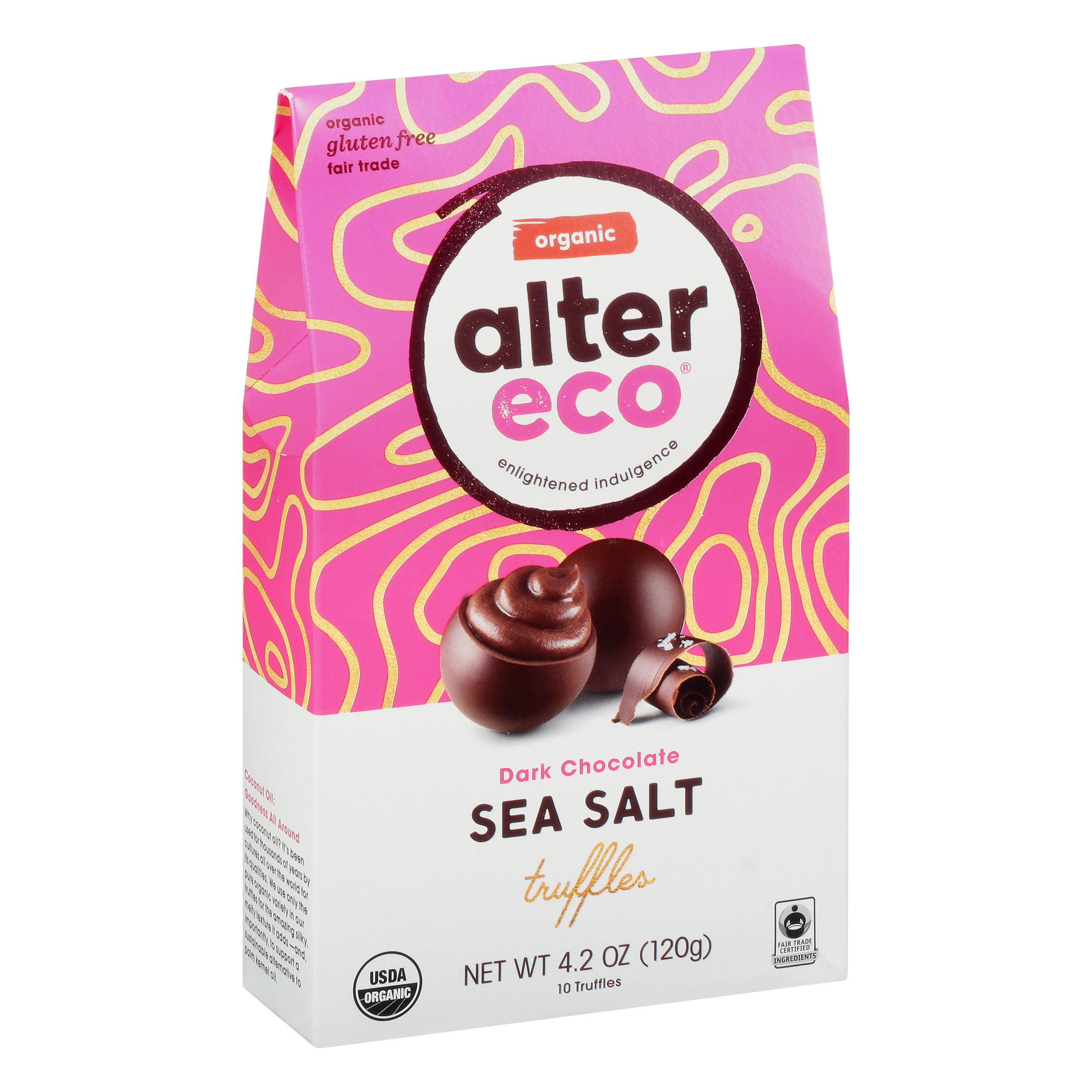 Alter Eco Organic Dark Chocolate Sea Salt Truffles