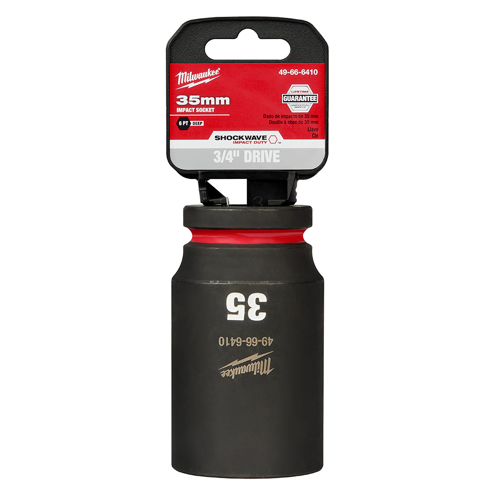 SHOCKWAVE Impact Duty 3/4" Drive 35MM Deep 6 Point Socket