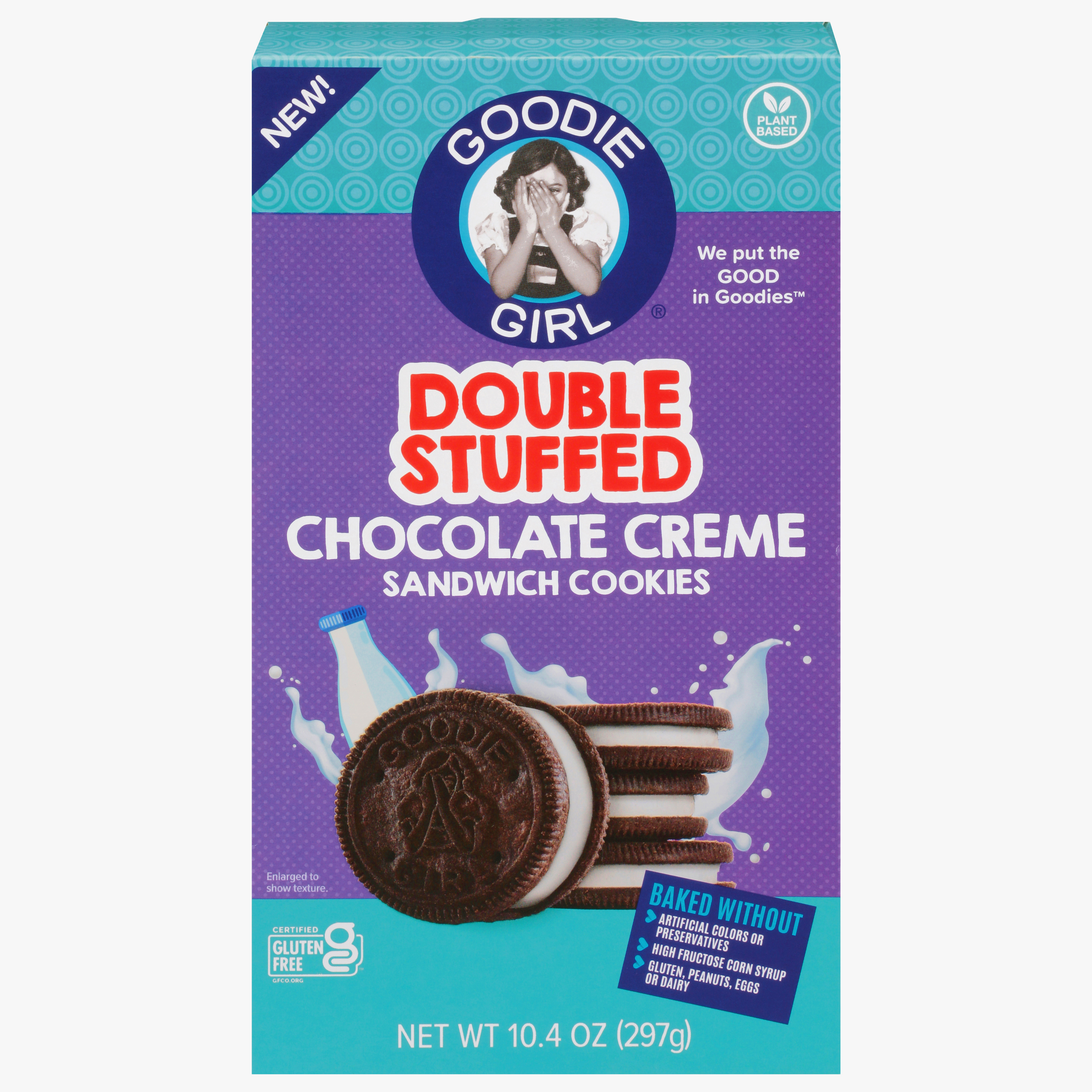 Goodie Girl Double Stuffed Chocolate Creme Sandwich Cookies
