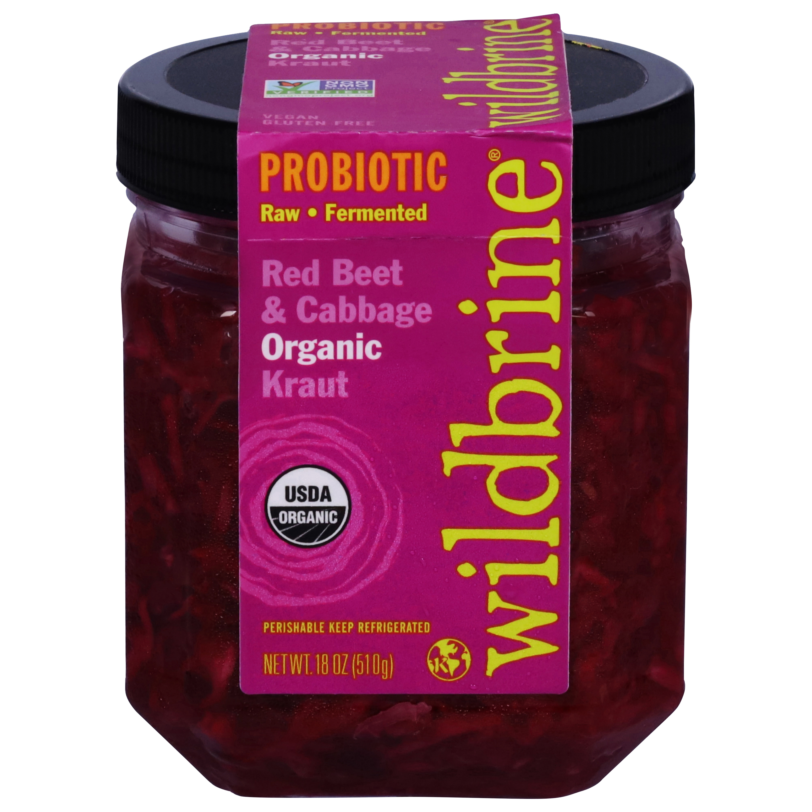 Wildbrine Organic Red Beet & Cabbage Kraut