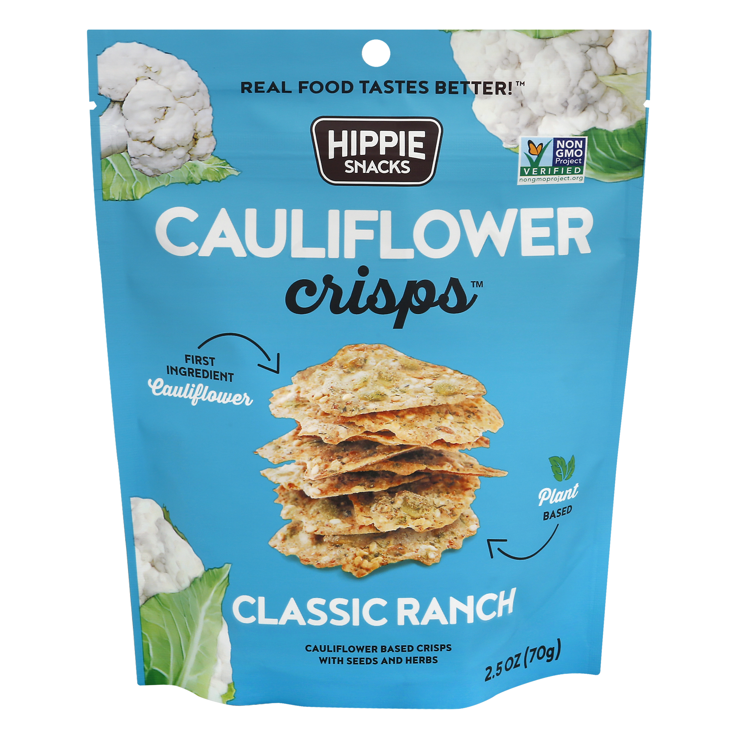 Hippie Snacks Classic Ranch Classic Ranch Cauliflower Crisps