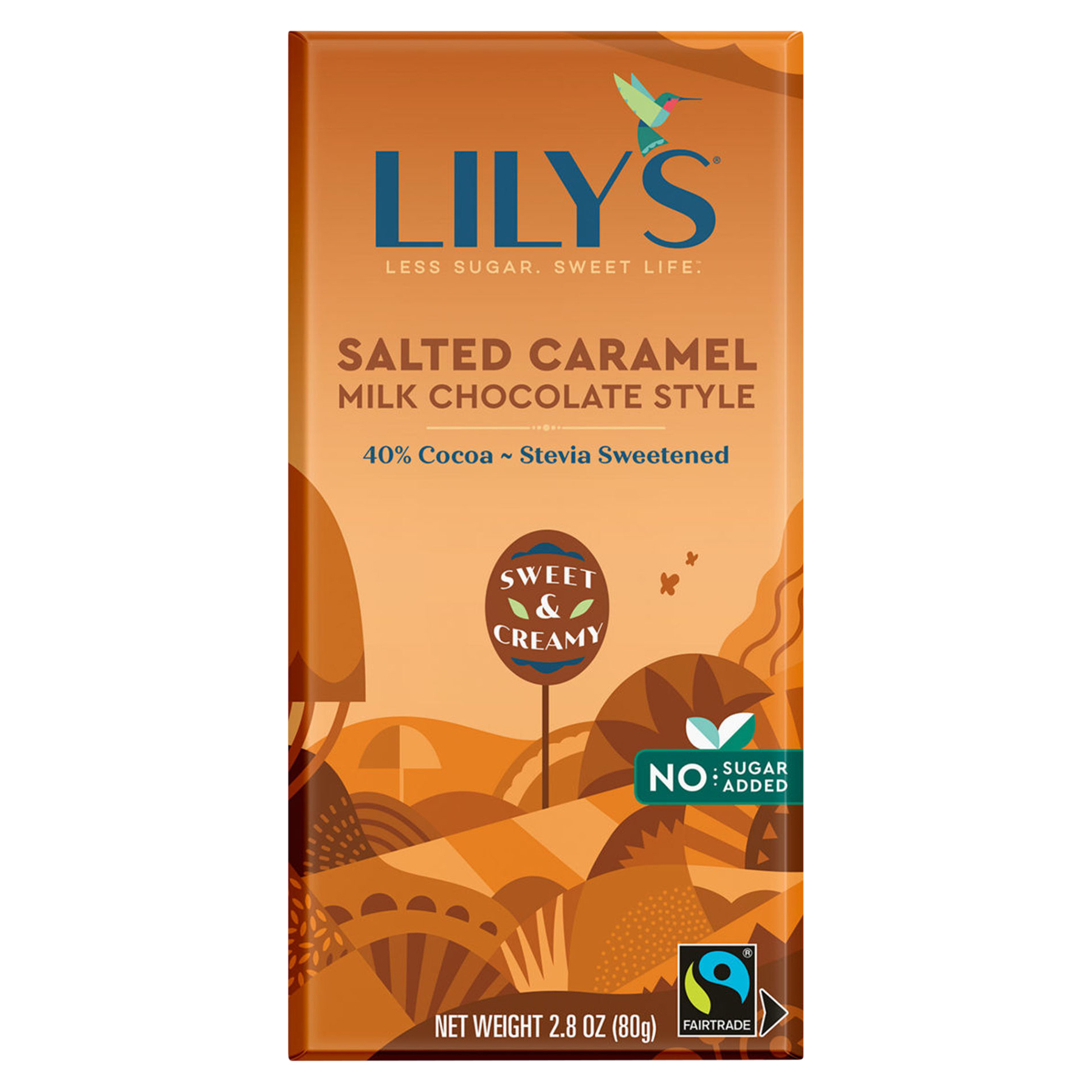 Lily's 40% Cocoa Salted Caramel Milk Chocolate Style